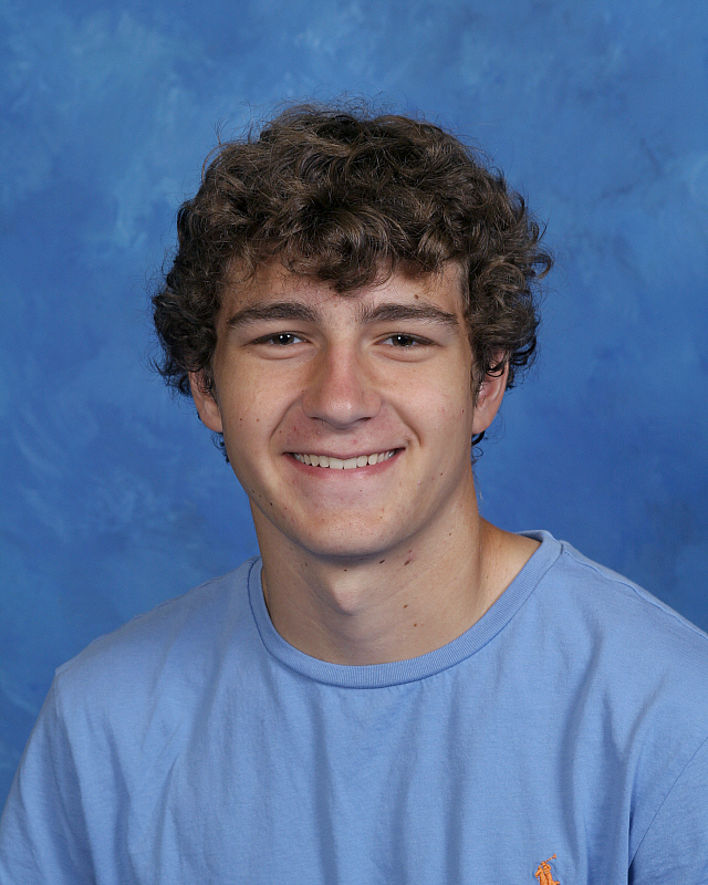 Marshall Gaines was named Decembers Student of the Month.