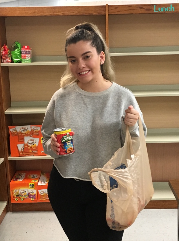 Karina Prado is one of many Center Hill High School students who helps feed underprivileged children through Mighty Mustang Meals.