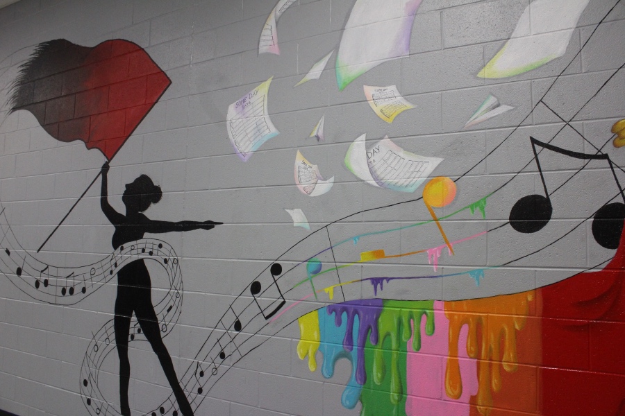 New+mural+adds+color%2C+recognizes+performing+arts