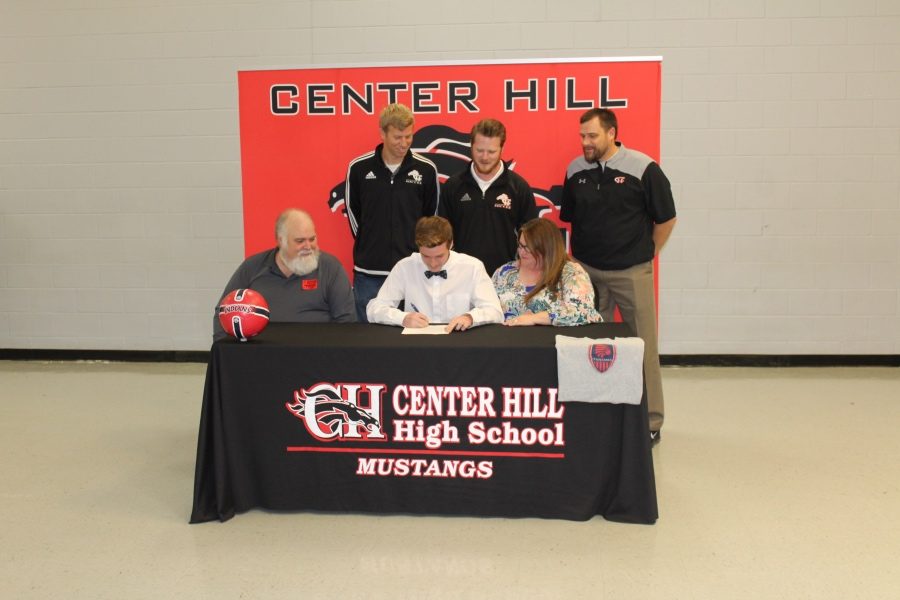 Brayden Hellums signed Nov. 30 to play soccer for Itawamba Community College.