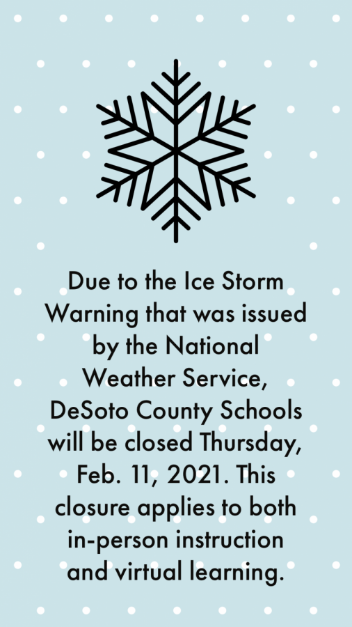 Inclement Weather Day,  2-11-2021