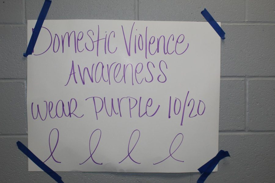 Domestic Violence Dress Up Day Poster.