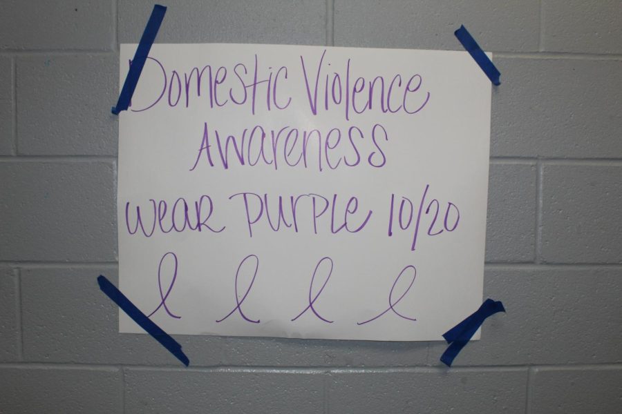 Domestic Violence Dress Up Day Poster.