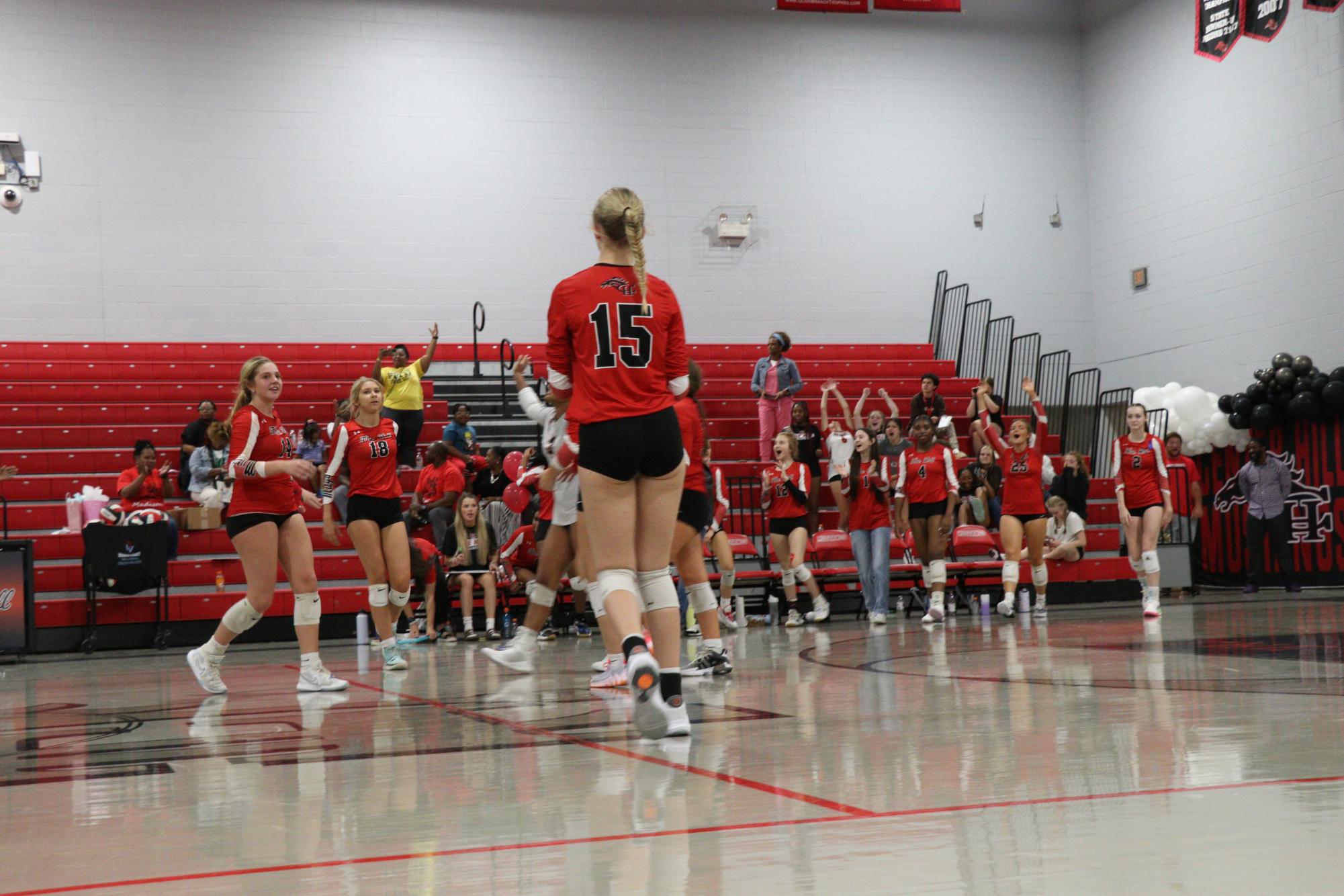 On+Tuesday%2C+October+3rd+for+their+senior+night%2C+the+varsity+volleyball+team+defeated+Saltillo+High+School%2C+25-19%2C+25-22%2C+25-17.+It+was+the+second+meeting+between+the+two+6A+squads+this+season.+Center+Hill+now+sits+8-2+in+district+play.