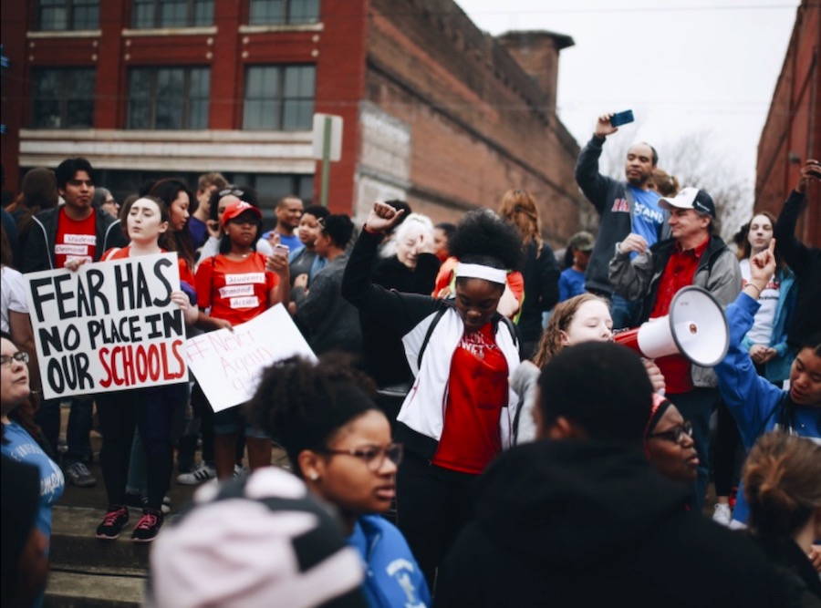 Spurred to action by the school shooting in Parkland, Florida, protesters rallied across the country March 24 during the March for Our Lives. The student-led movement for gun control included this rally in Memphis.