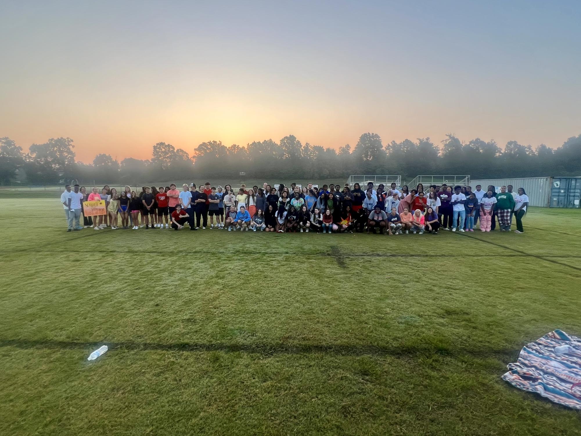 On+Friday%2C+Center+Hill+High+School%E2%80%99s+class+of+2024+gathered+around+the+football+practice+field+to+kick+off+their+first+senior+event+of+the+year.