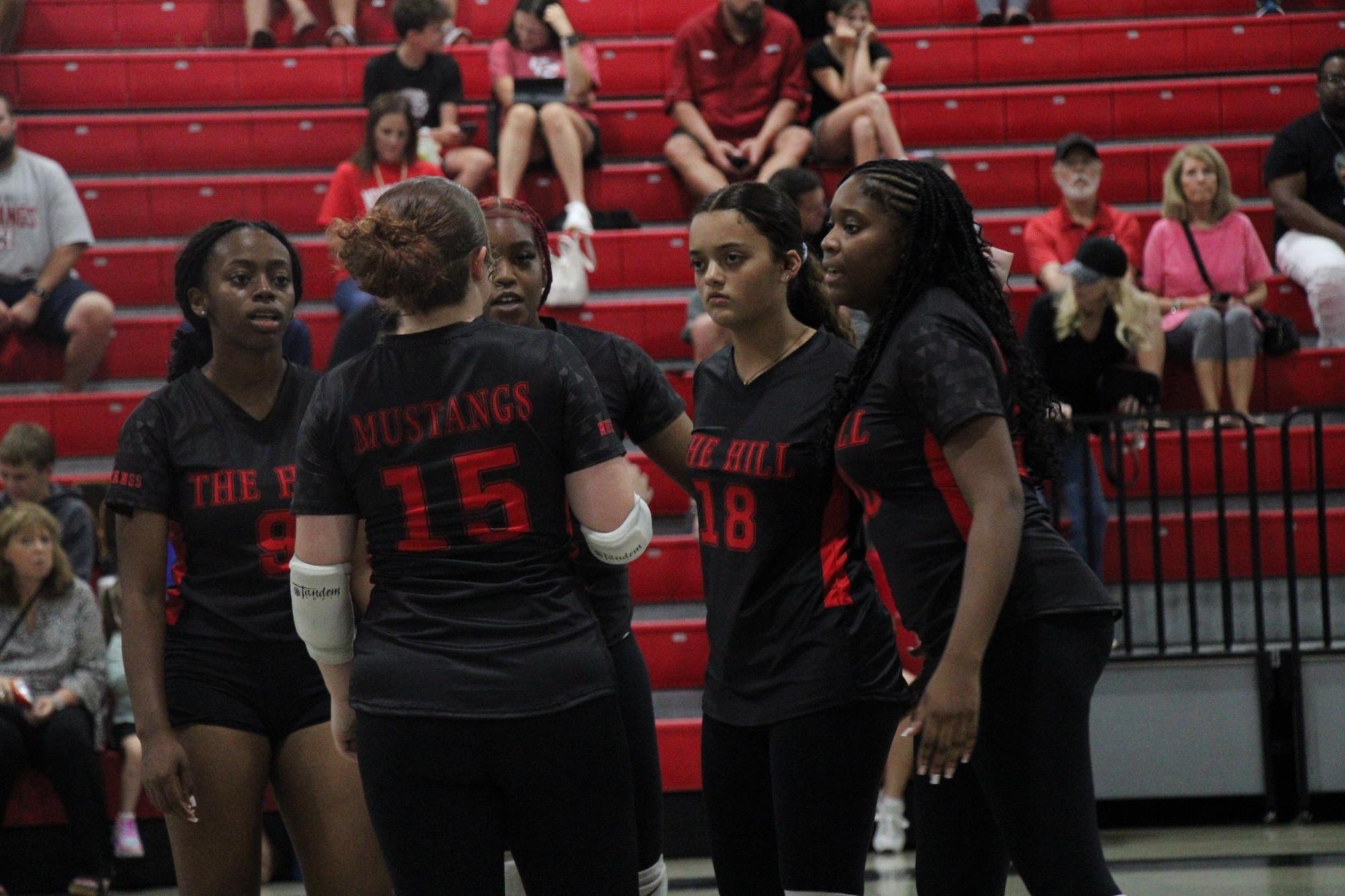 Volleyball falls to Hernando in 1st home game of season.