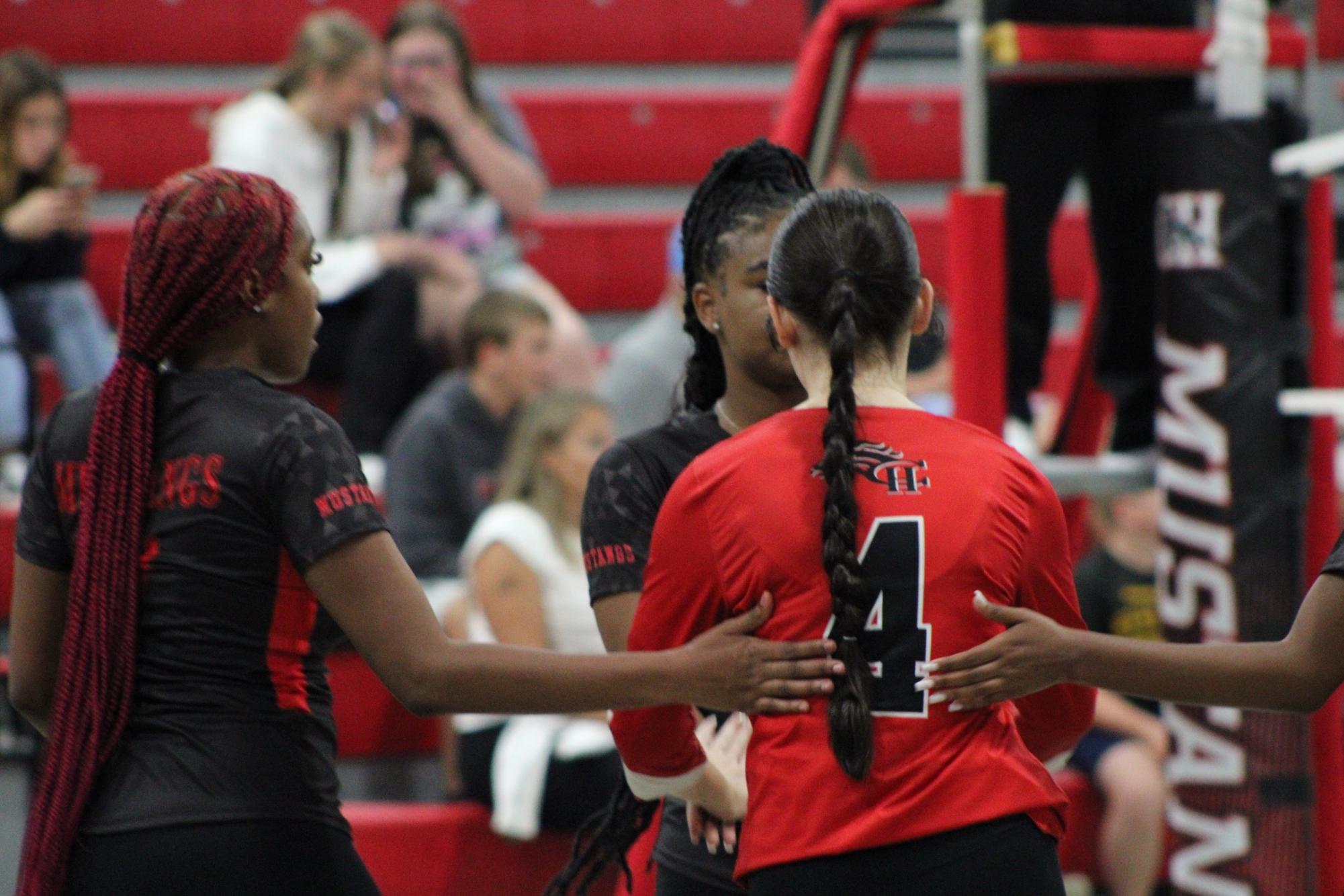 Volleyball falls to Hernando in 1st home game of season.