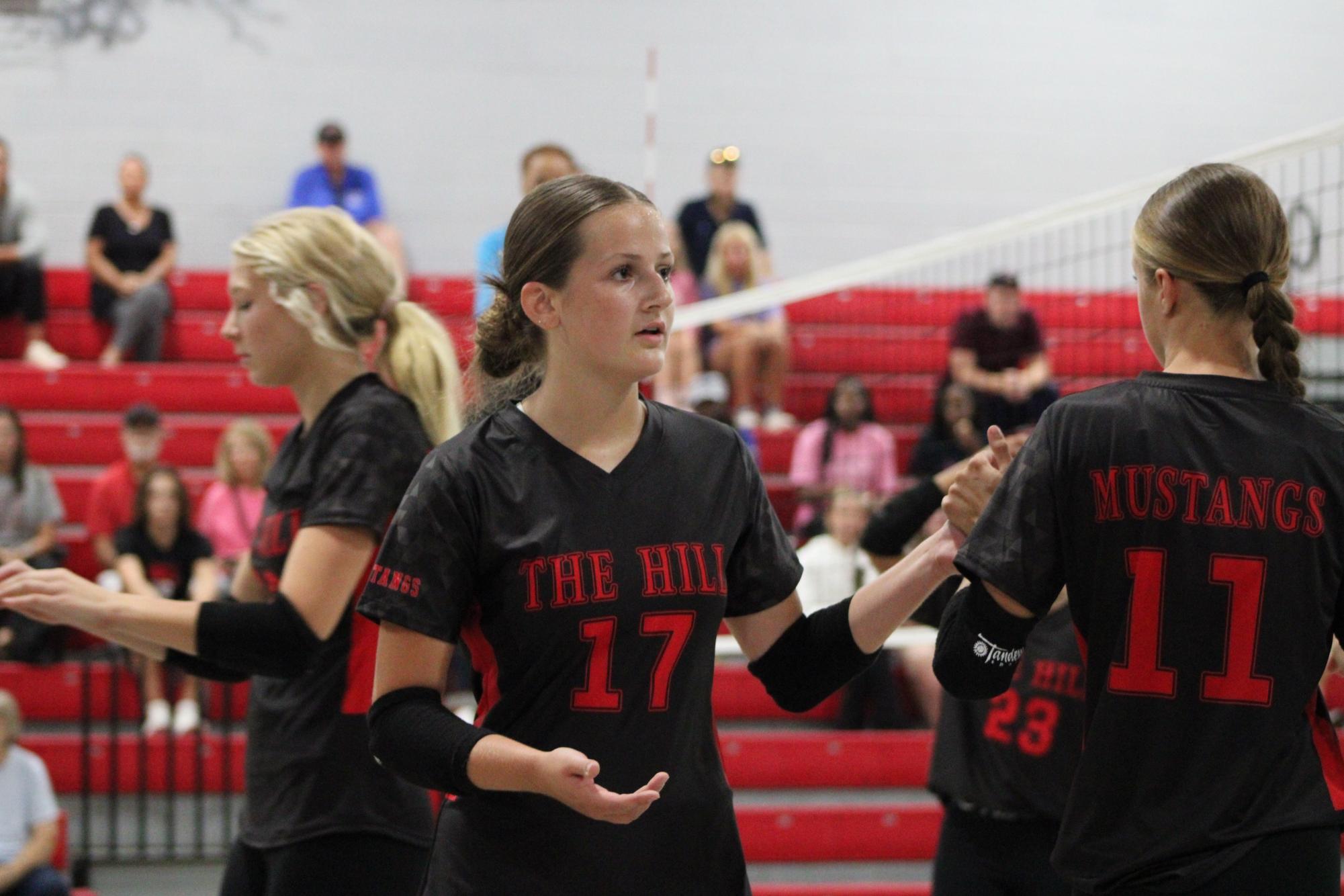 Volleyball falls to Hernando in 1st home game of season.