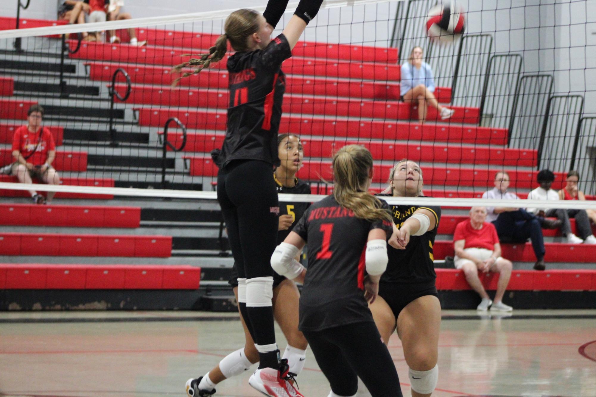 Volleyball falls to Hernando in 1st home game of season.