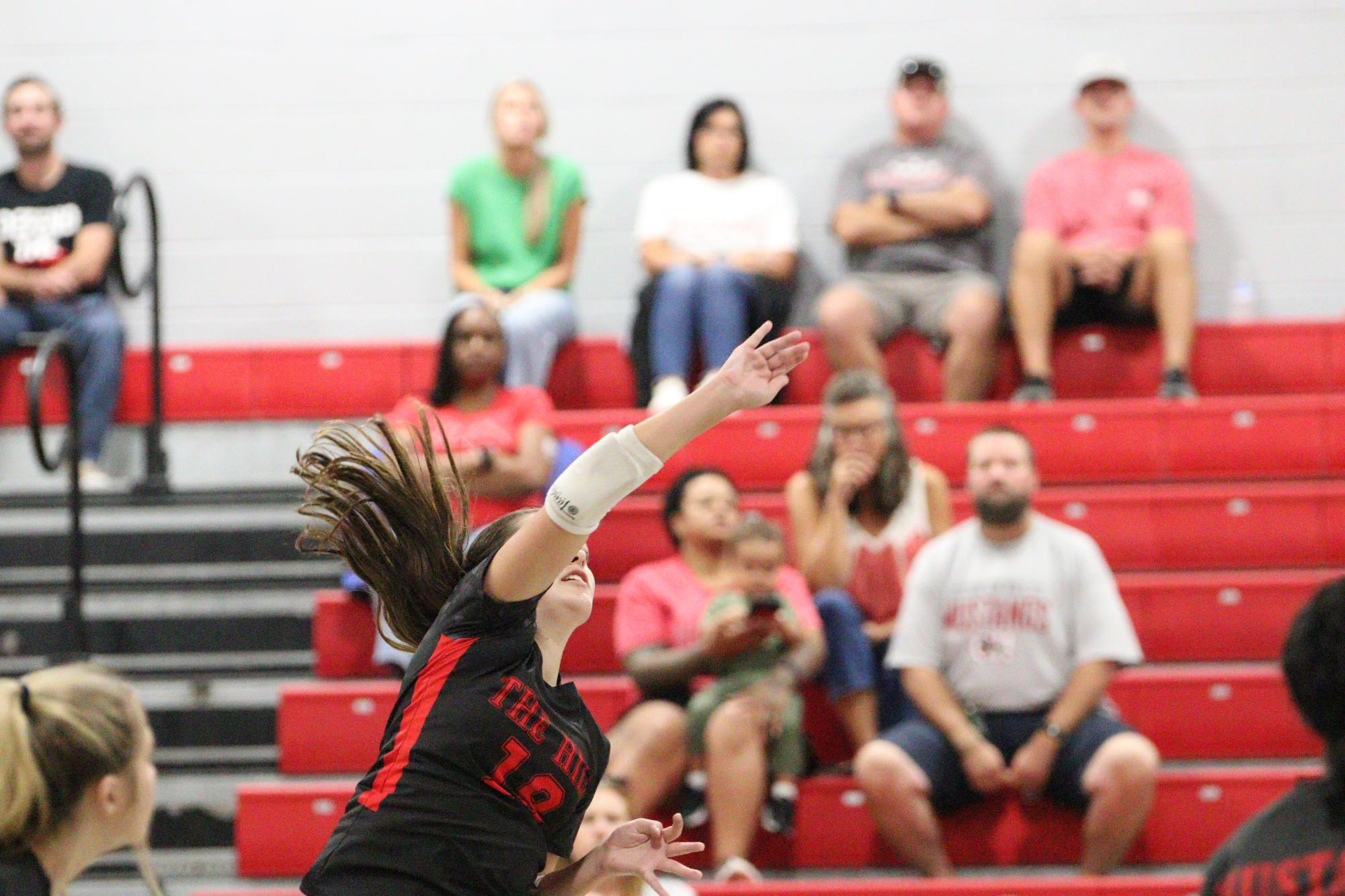 Volleyball falls to Hernando in 1st home game of season.