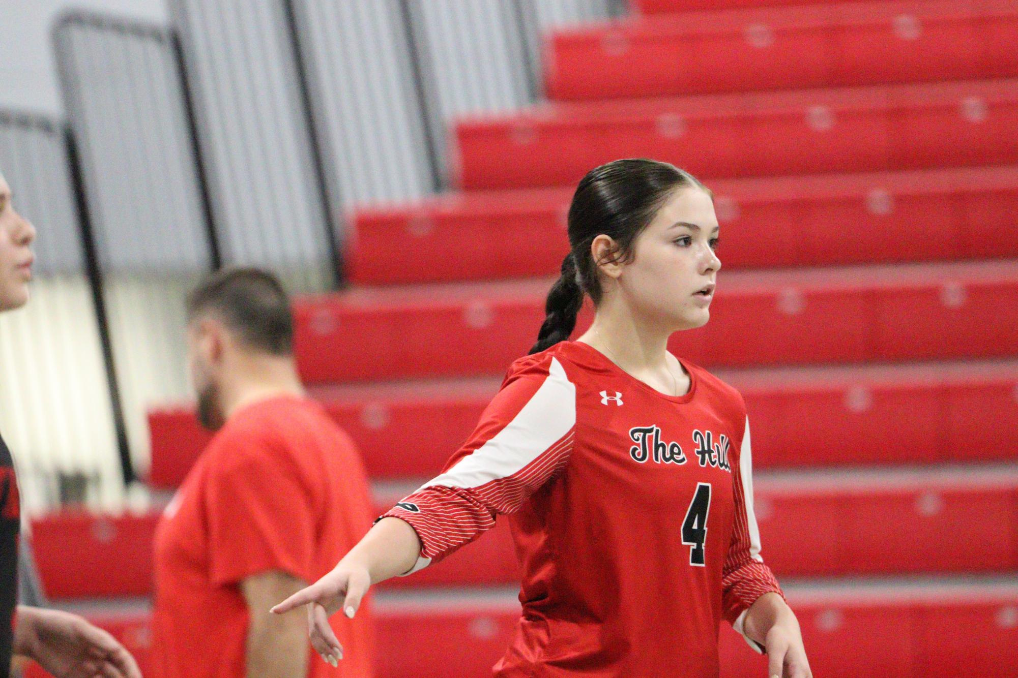 Volleyball falls to Hernando in 1st home game of season.