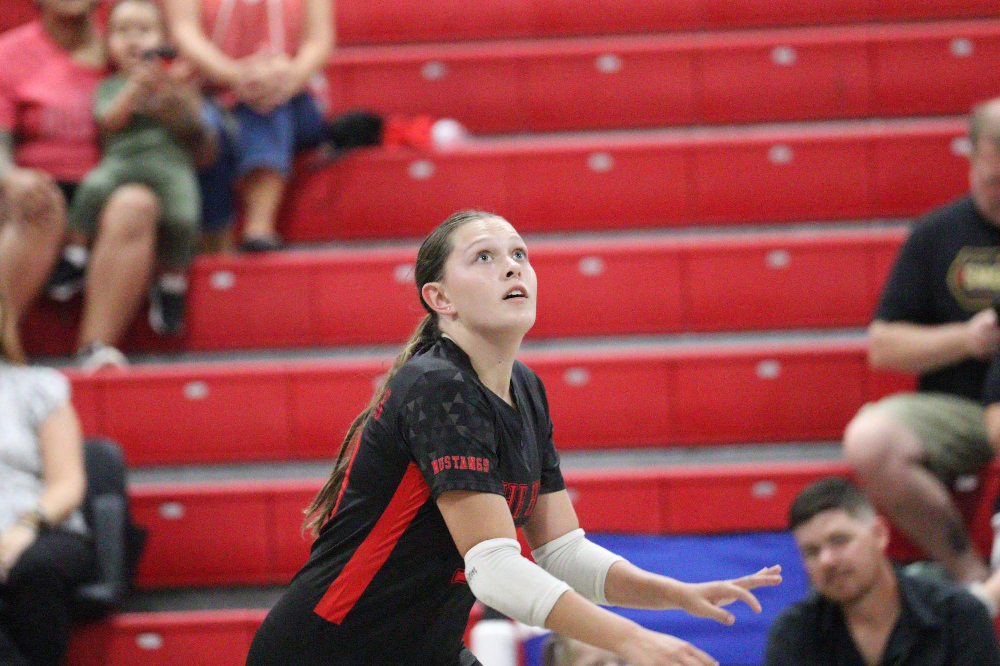 Volleyball falls to Hernando in 1st home game of season.