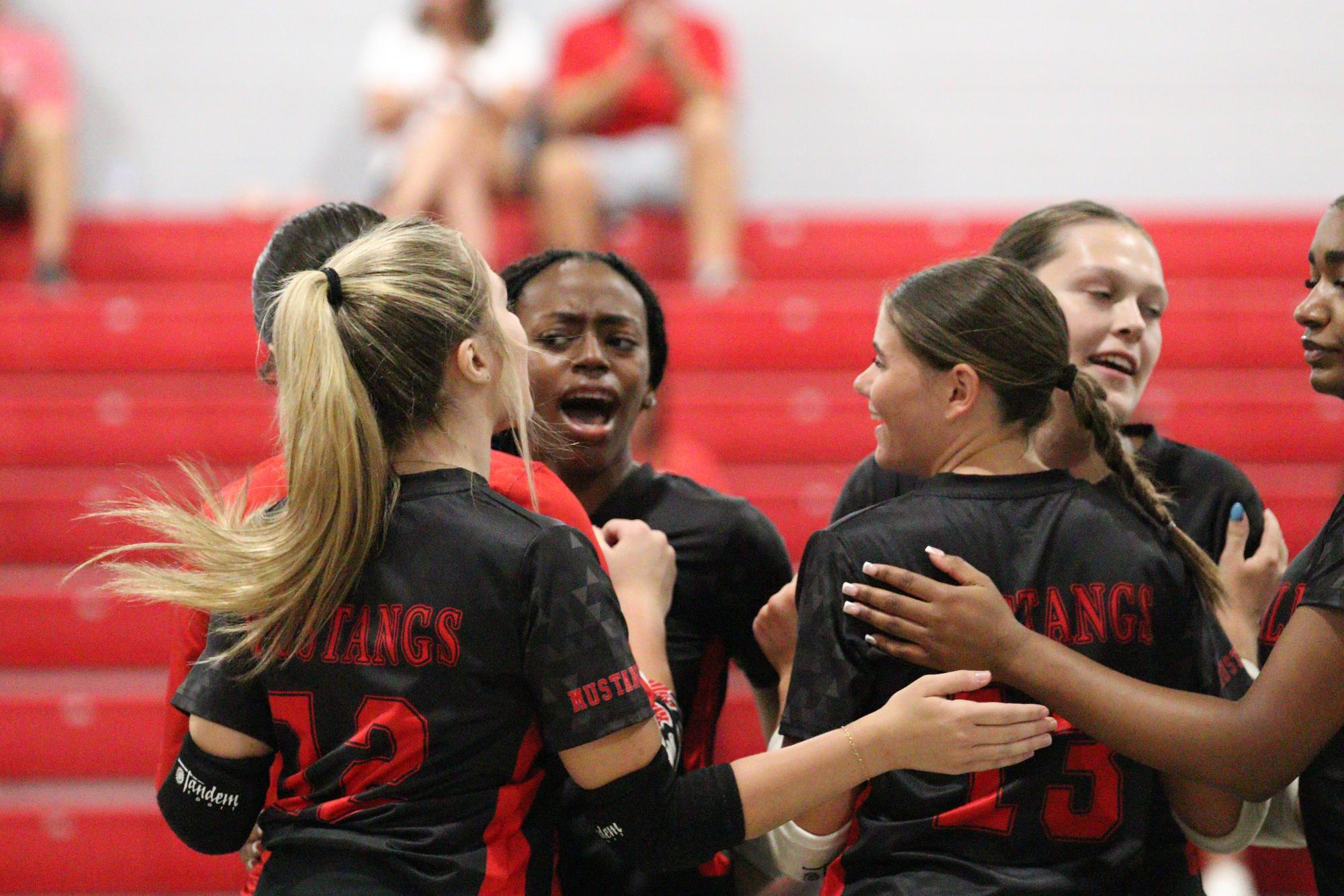 Volleyball falls to Hernando in 1st home game of season.