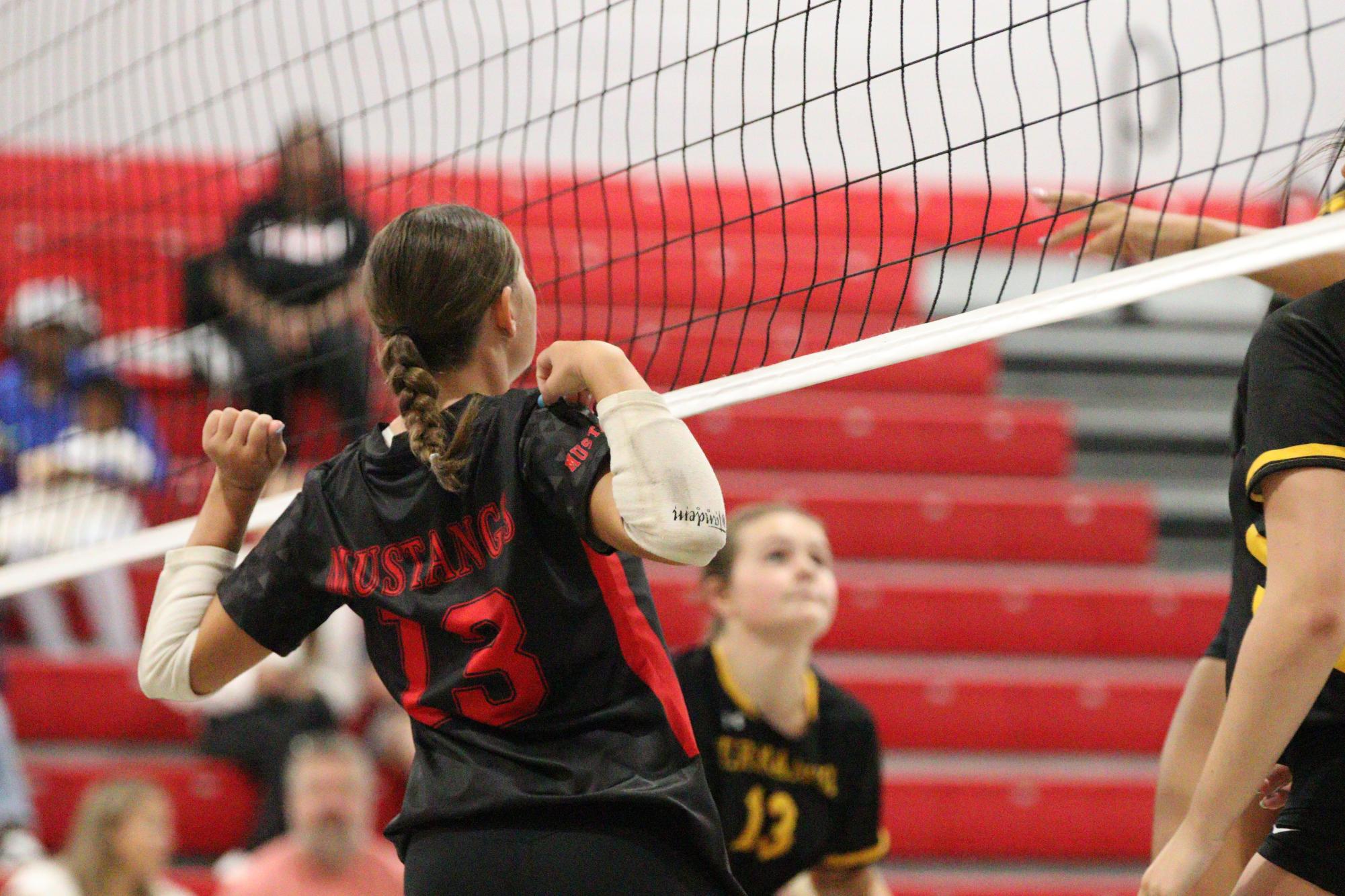 Volleyball falls to Hernando in 1st home game of season.