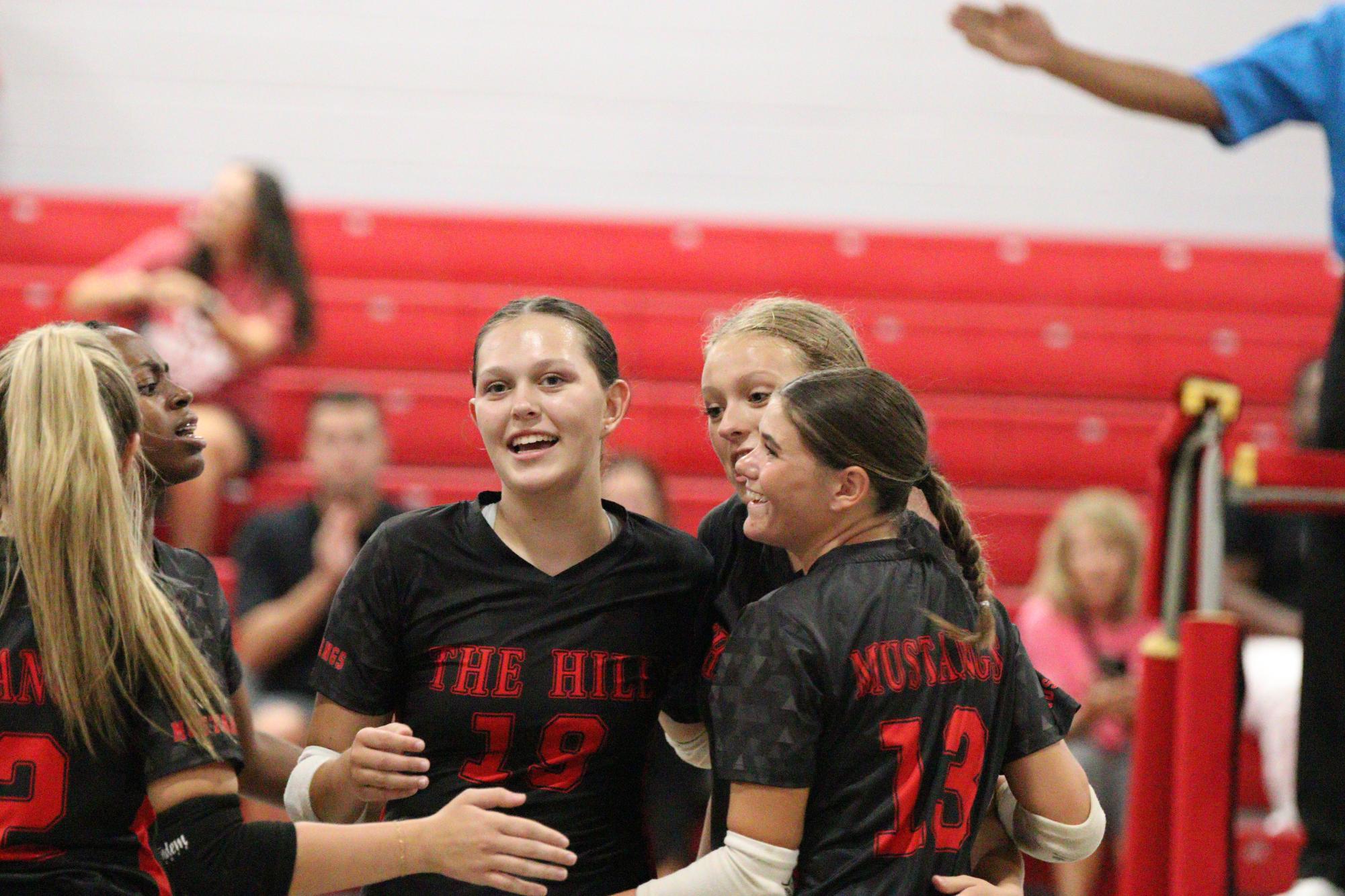 Volleyball falls to Hernando in 1st home game of season.