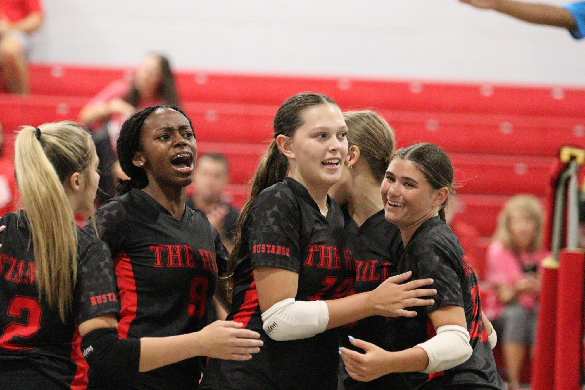 Volleyball falls to Hernando in 1st home game of season.