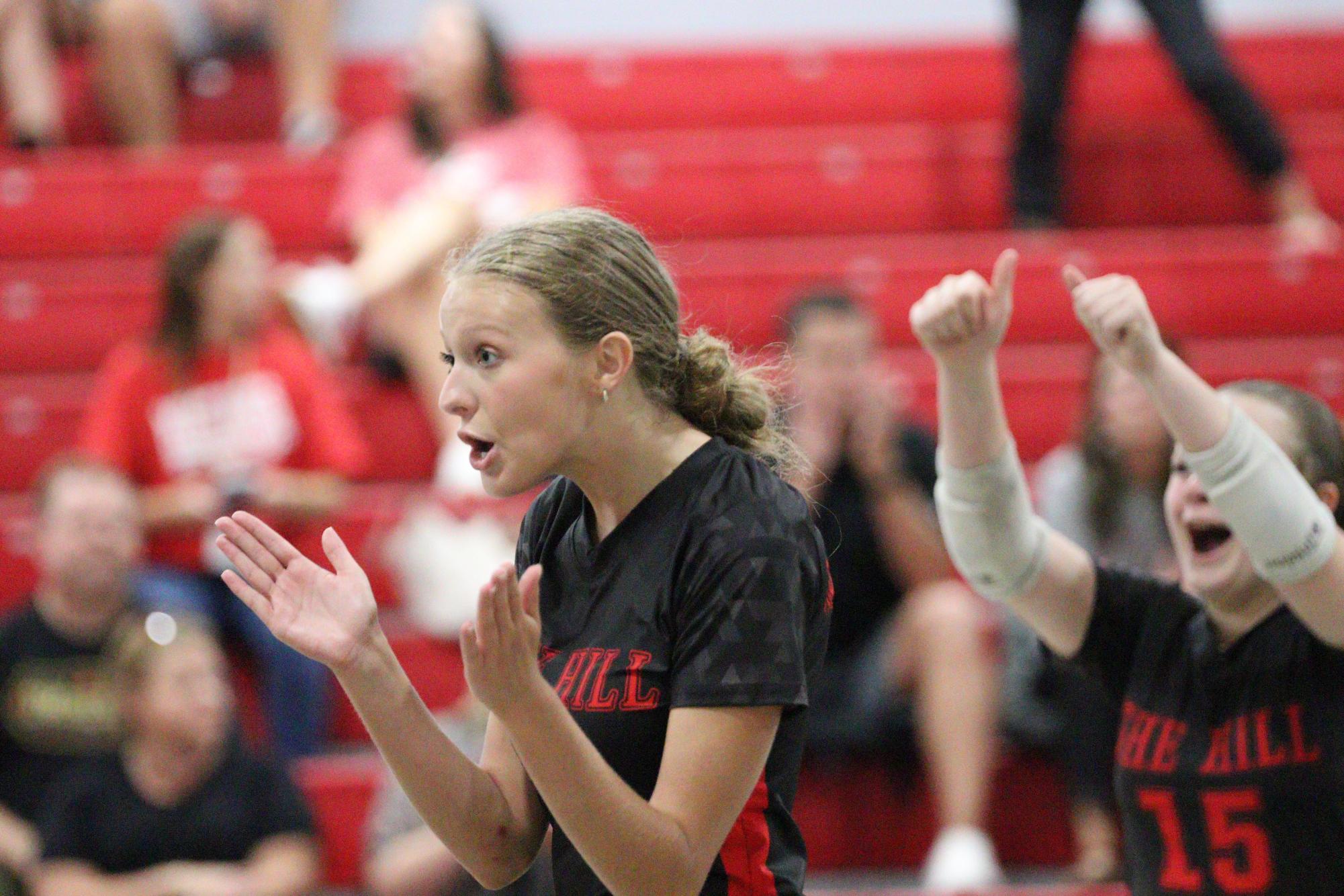 Volleyball falls to Hernando in 1st home game of season.