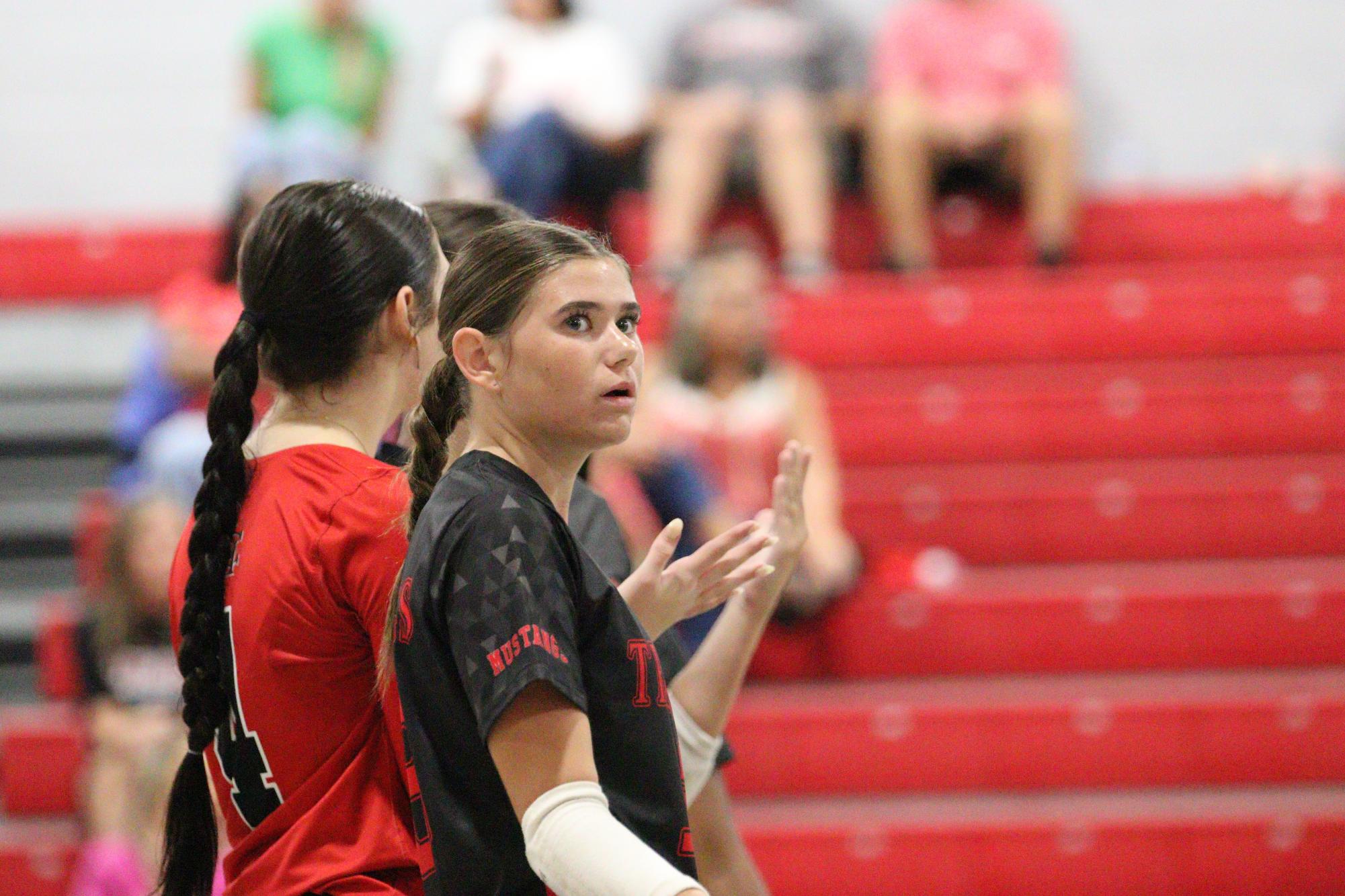 Volleyball falls to Hernando in 1st home game of season.