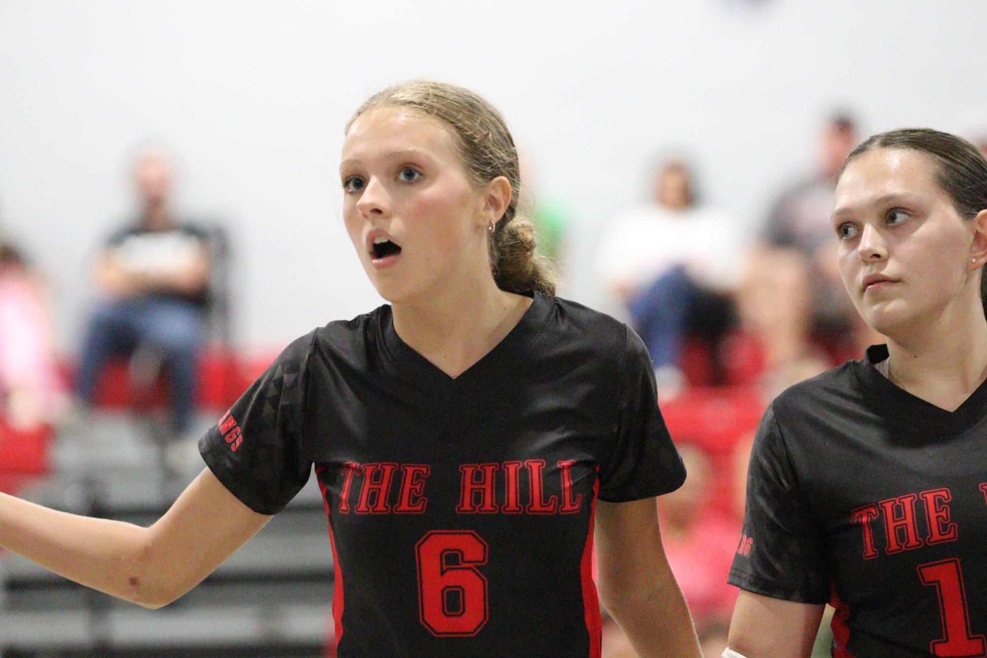 Volleyball falls to Hernando in 1st home game of season.