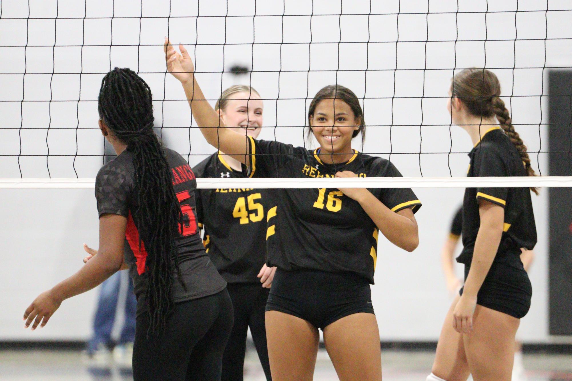 Volleyball falls to Hernando in 1st home game of season.