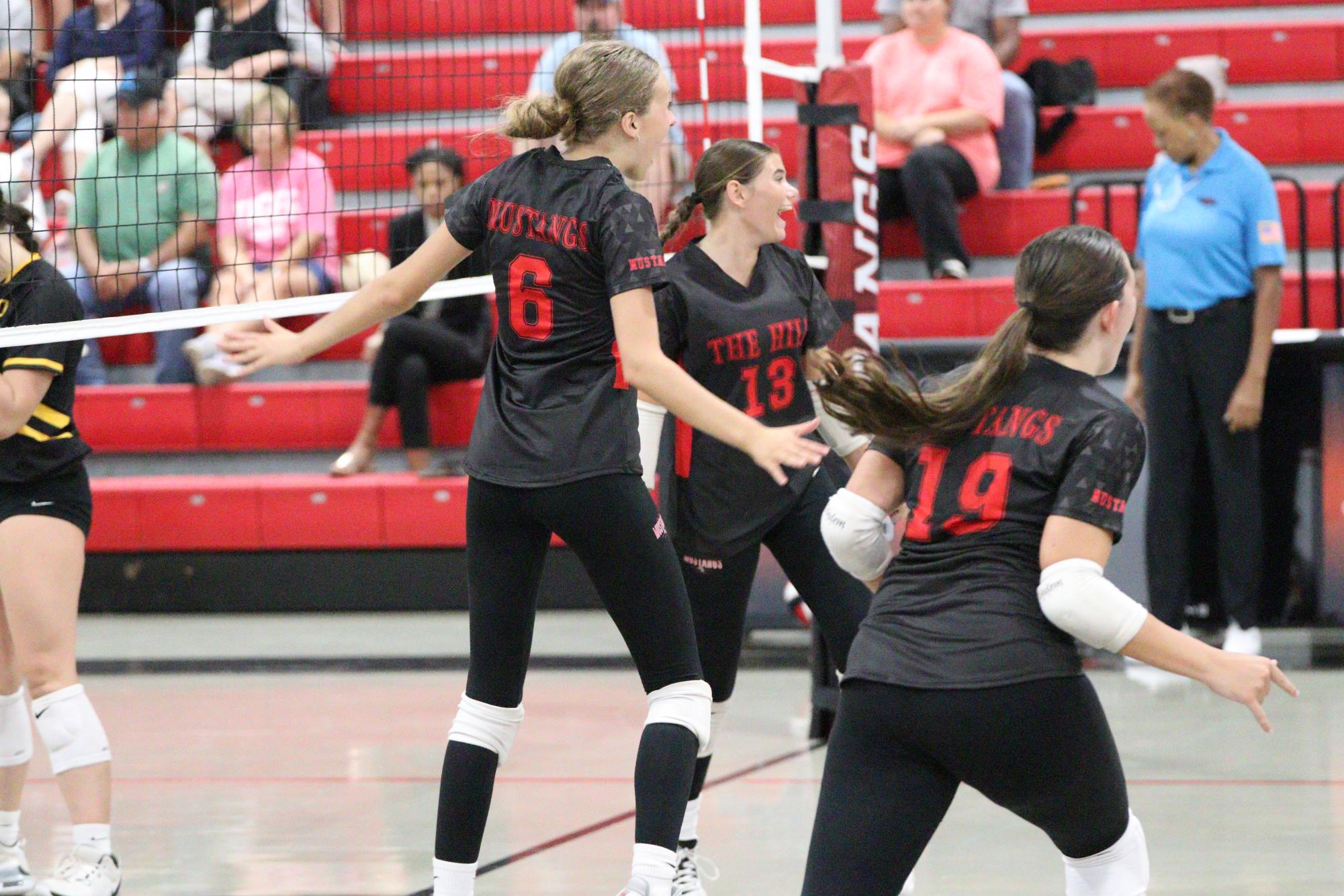 Volleyball falls to Hernando in 1st home game of season.