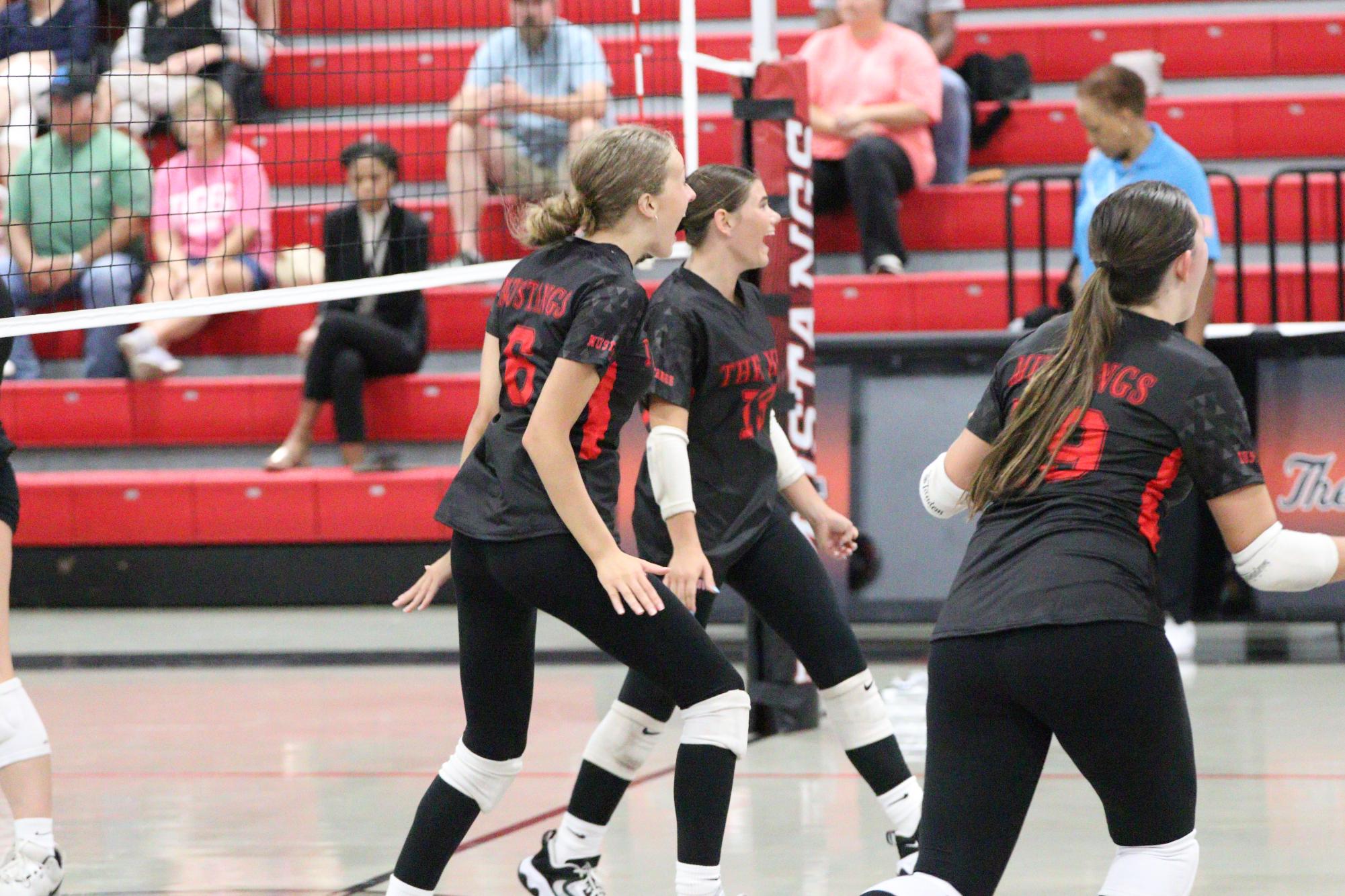 Volleyball falls to Hernando in 1st home game of season.