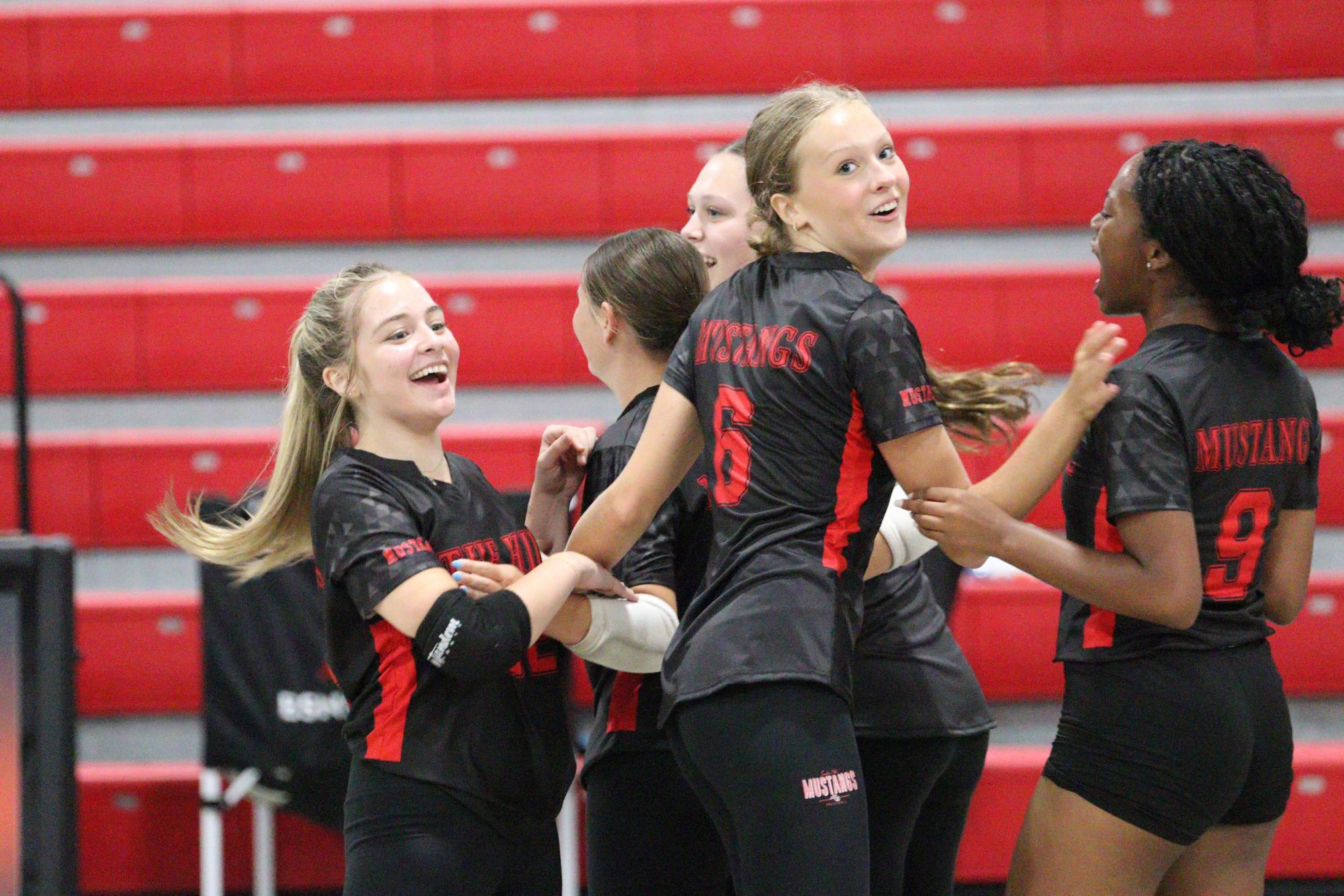 Volleyball falls to Hernando in 1st home game of season.