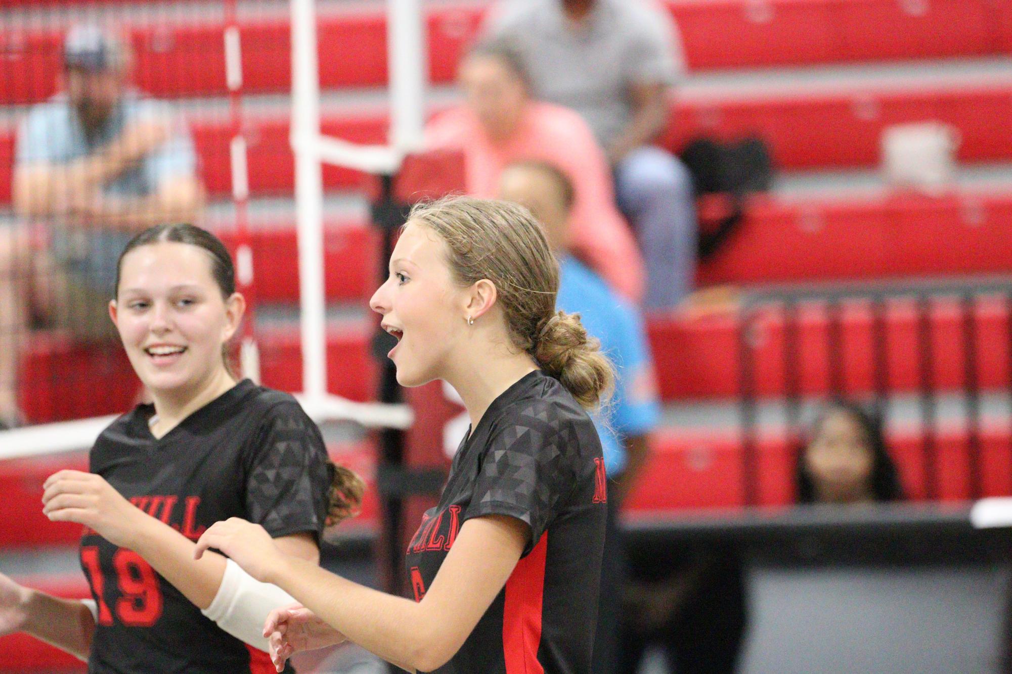 Volleyball falls to Hernando in 1st home game of season.