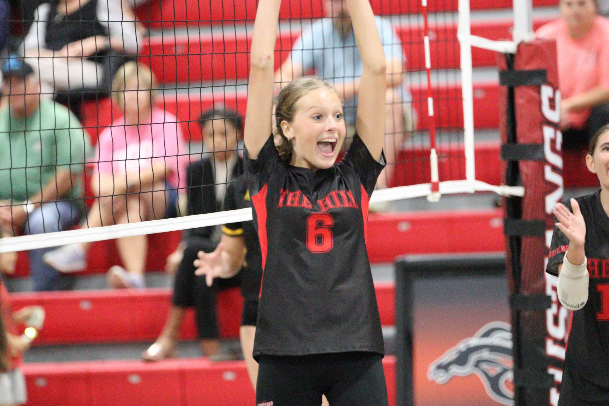 Volleyball falls to Hernando in 1st home game of season.