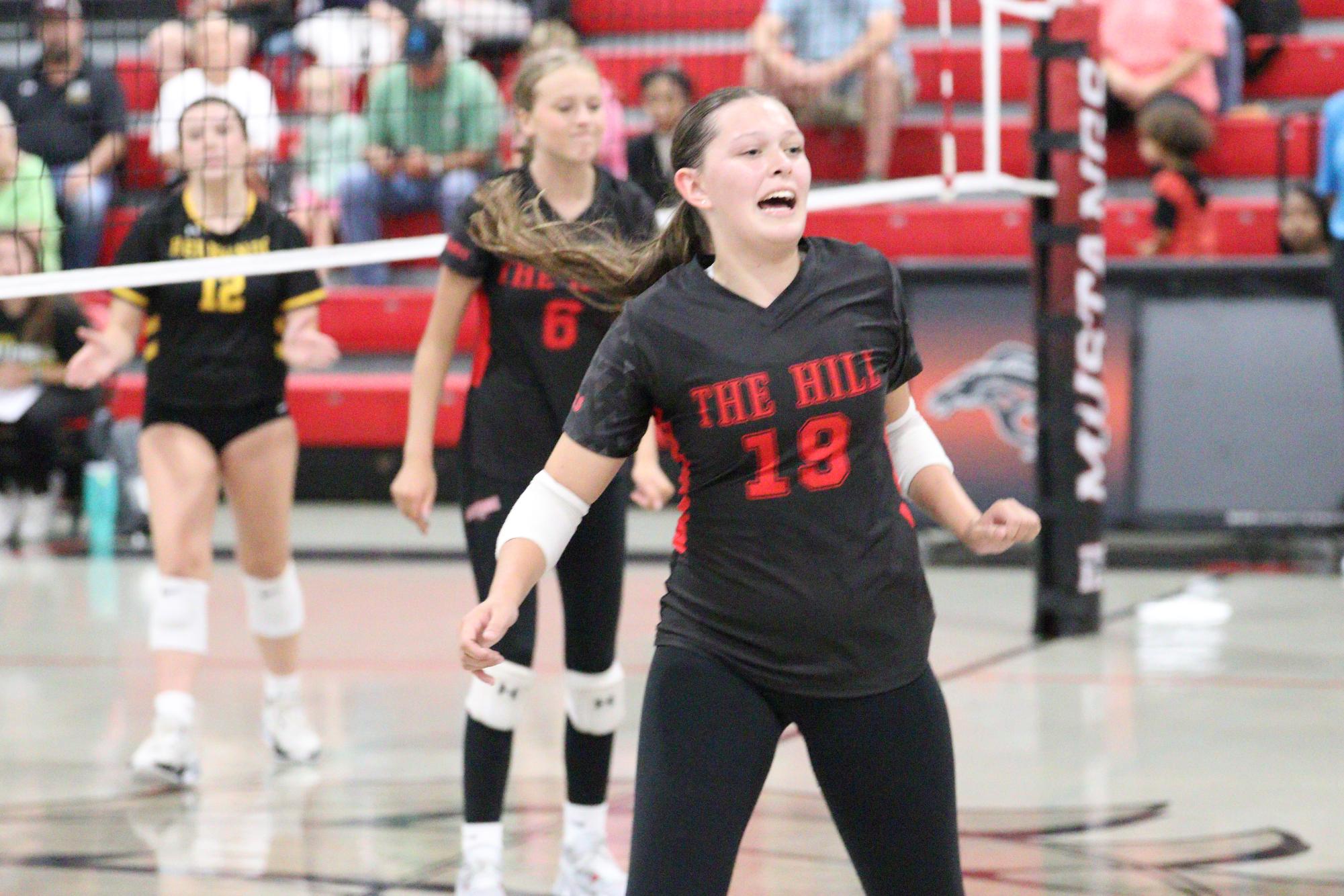 Volleyball falls to Hernando in 1st home game of season.