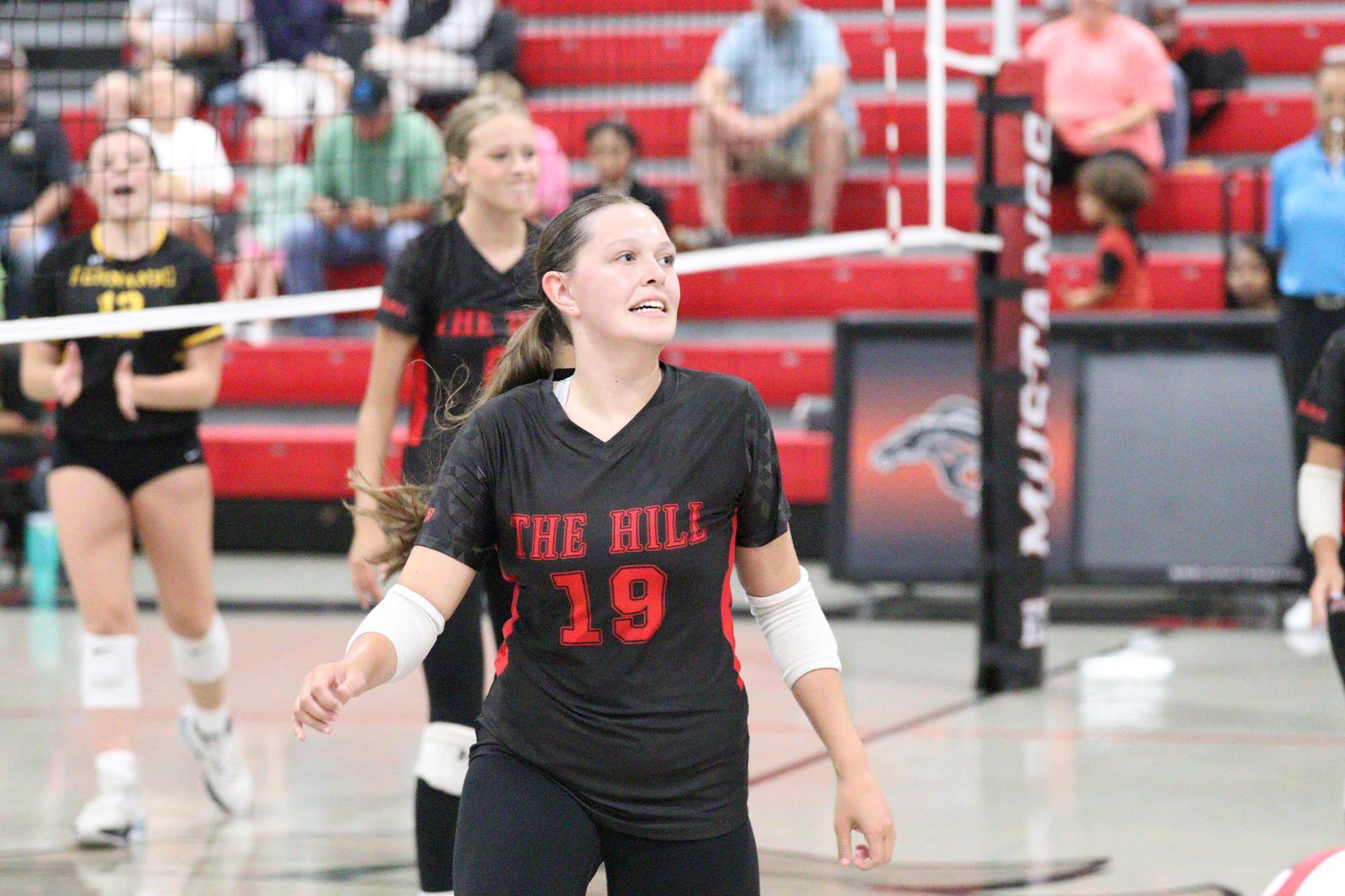 Volleyball falls to Hernando in 1st home game of season.