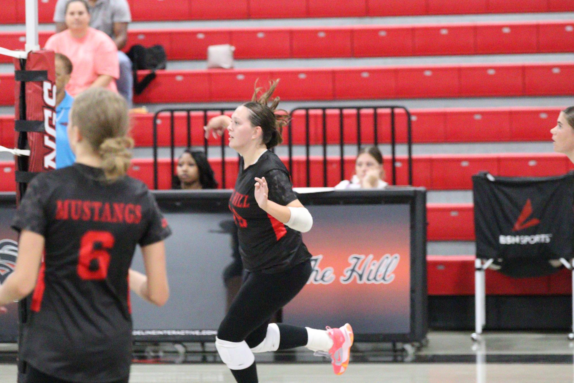 Volleyball falls to Hernando in 1st home game of season.