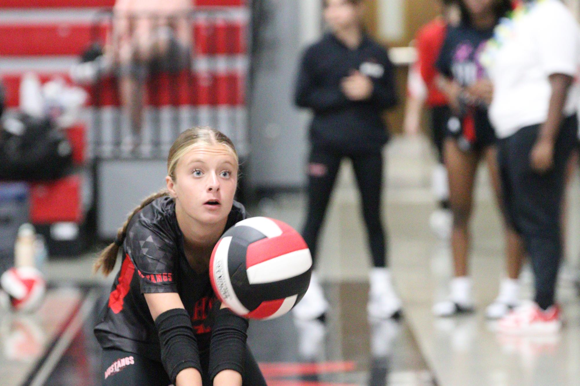 Volleyball falls to Hernando in 1st home game of season.