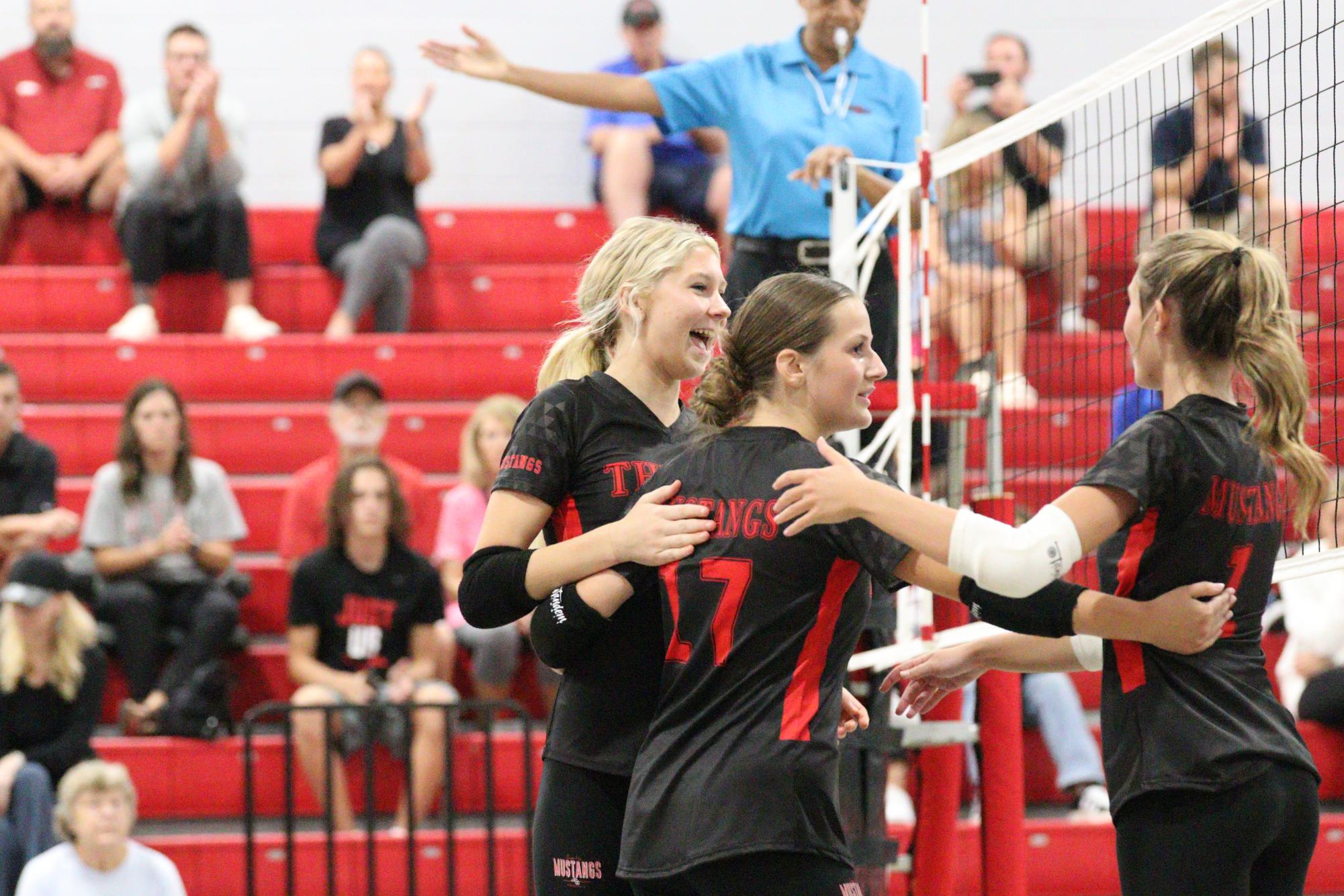 Volleyball falls to Hernando in 1st home game of season.