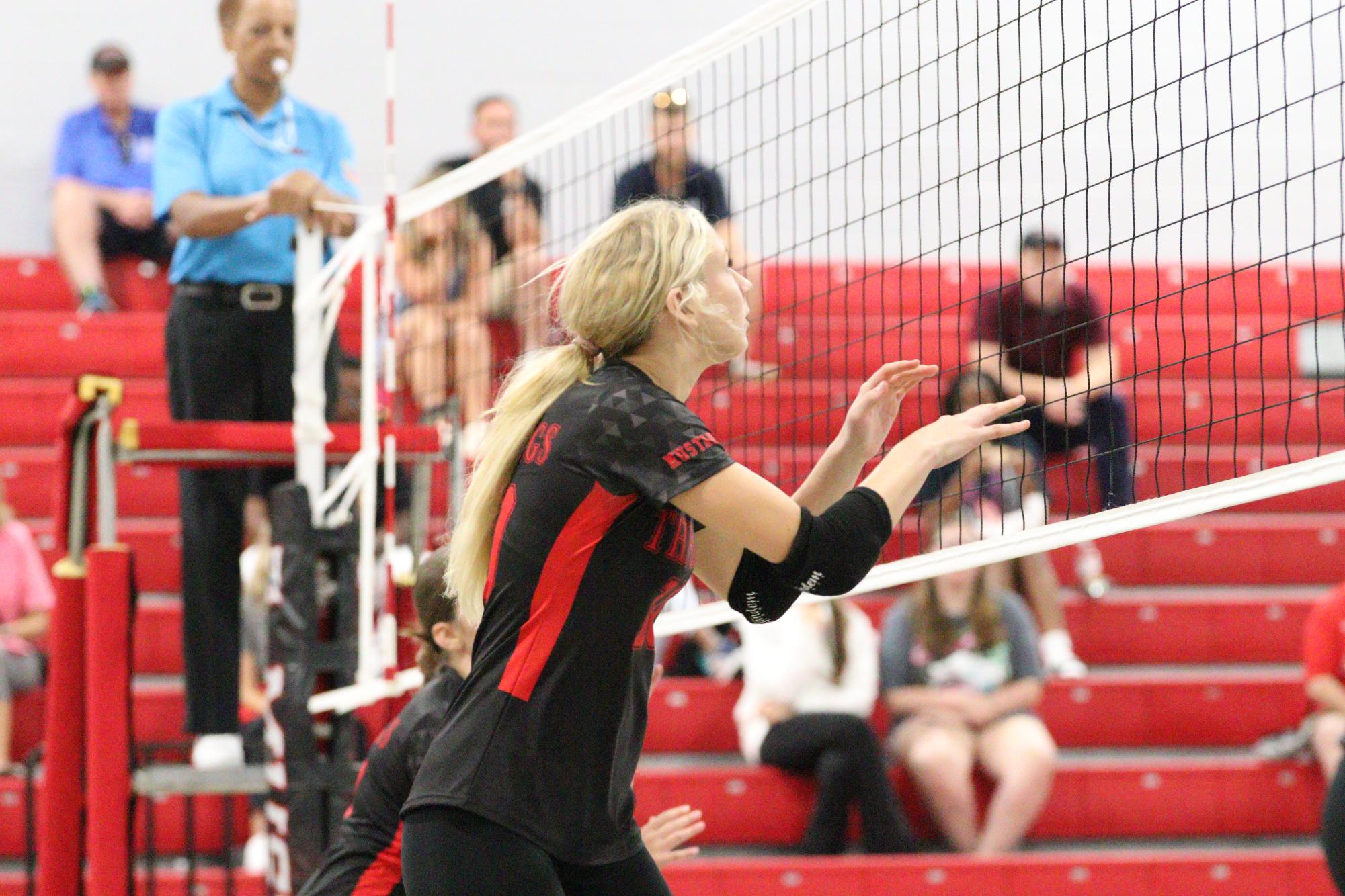 Volleyball falls to Hernando in 1st home game of season.