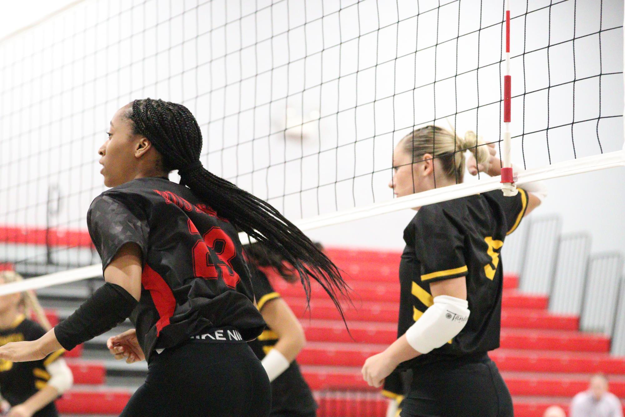 Volleyball falls to Hernando in 1st home game of season.