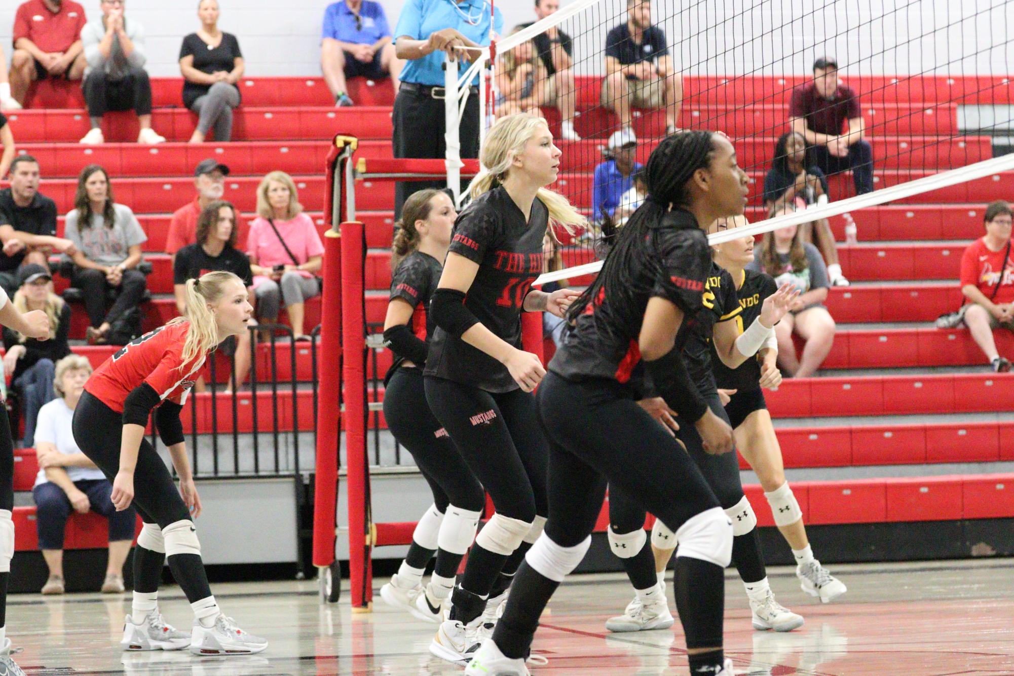 Volleyball falls to Hernando in 1st home game of season.