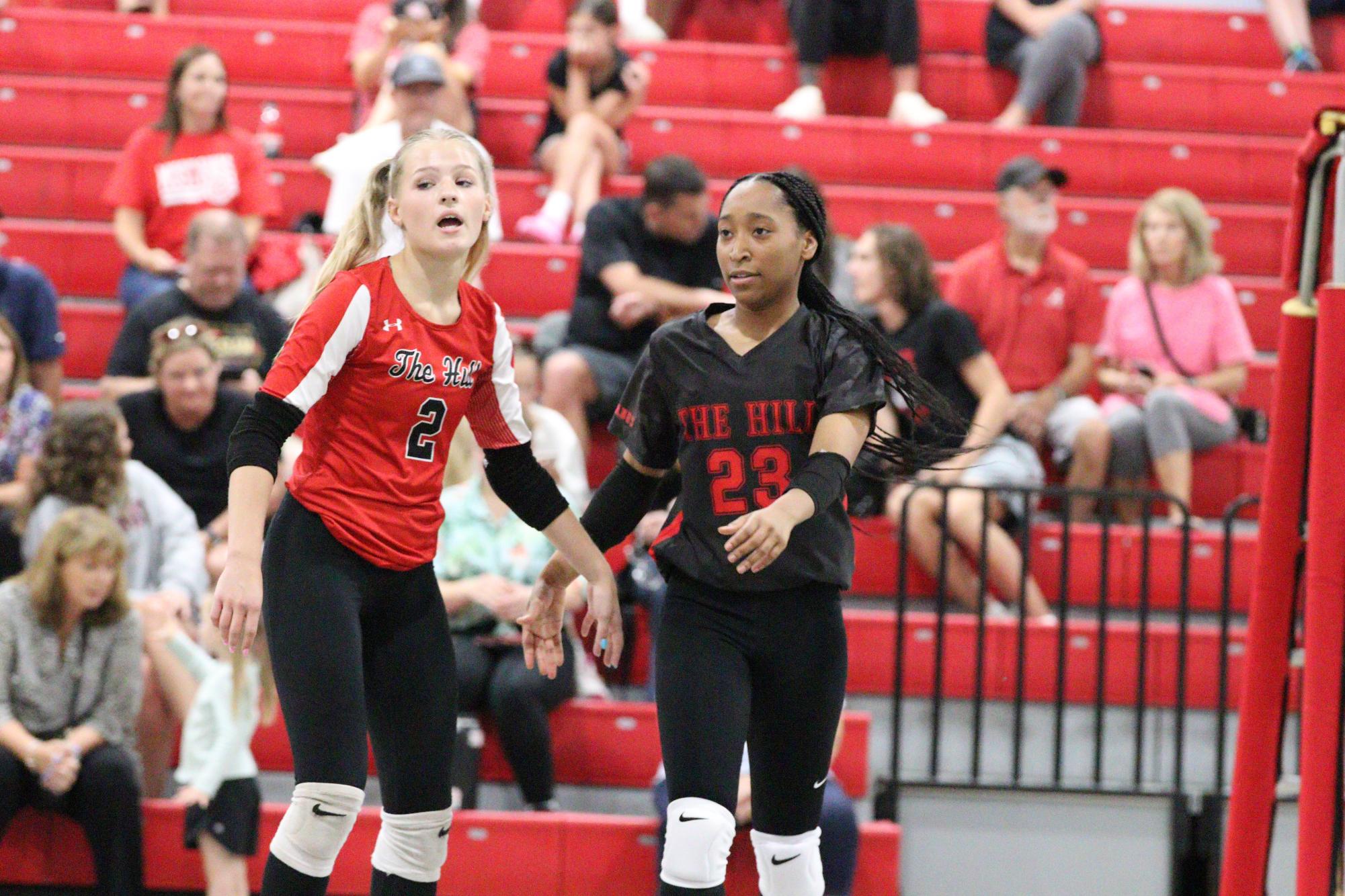 Volleyball falls to Hernando in 1st home game of season.