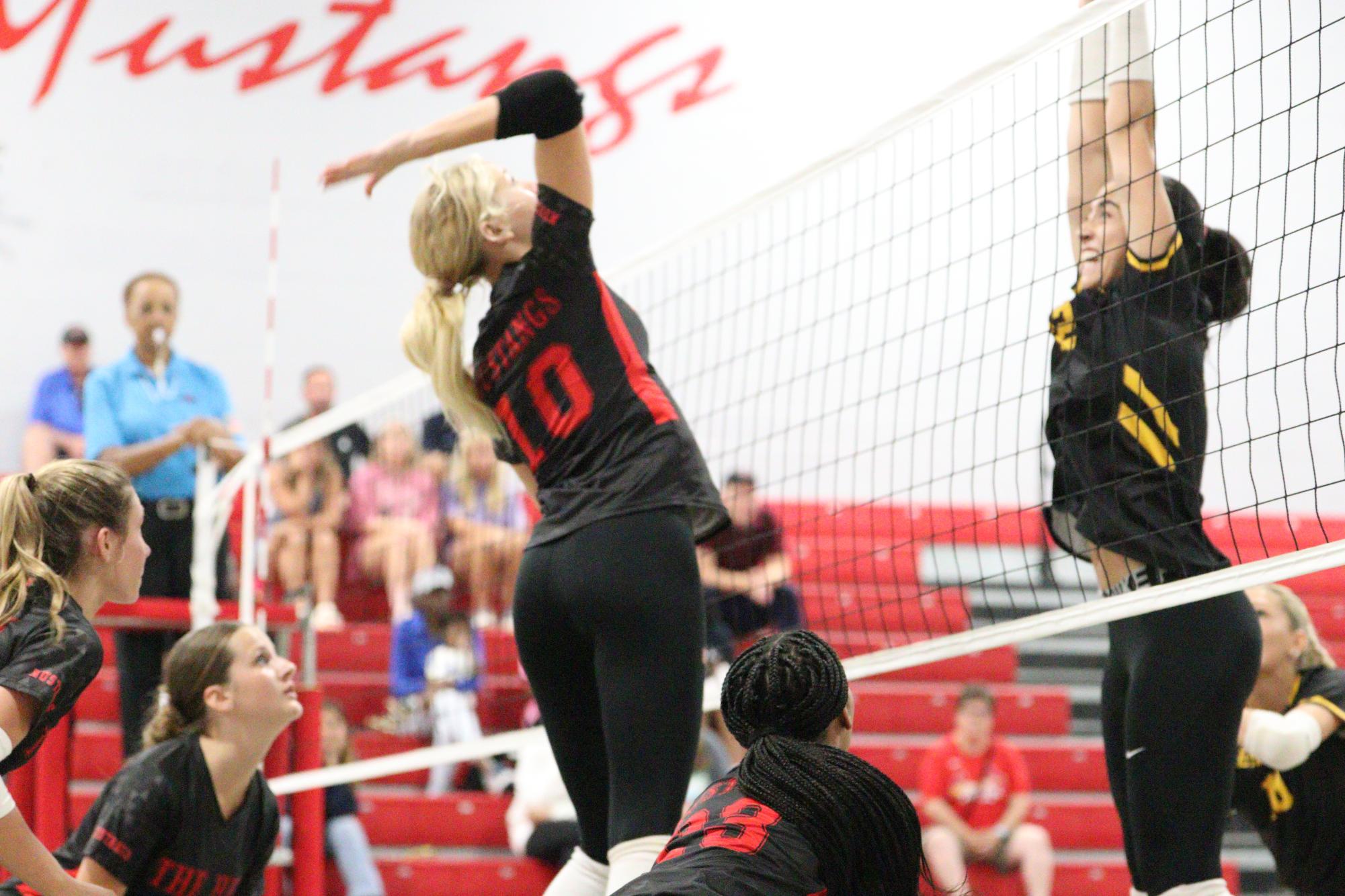 Volleyball falls to Hernando in 1st home game of season.