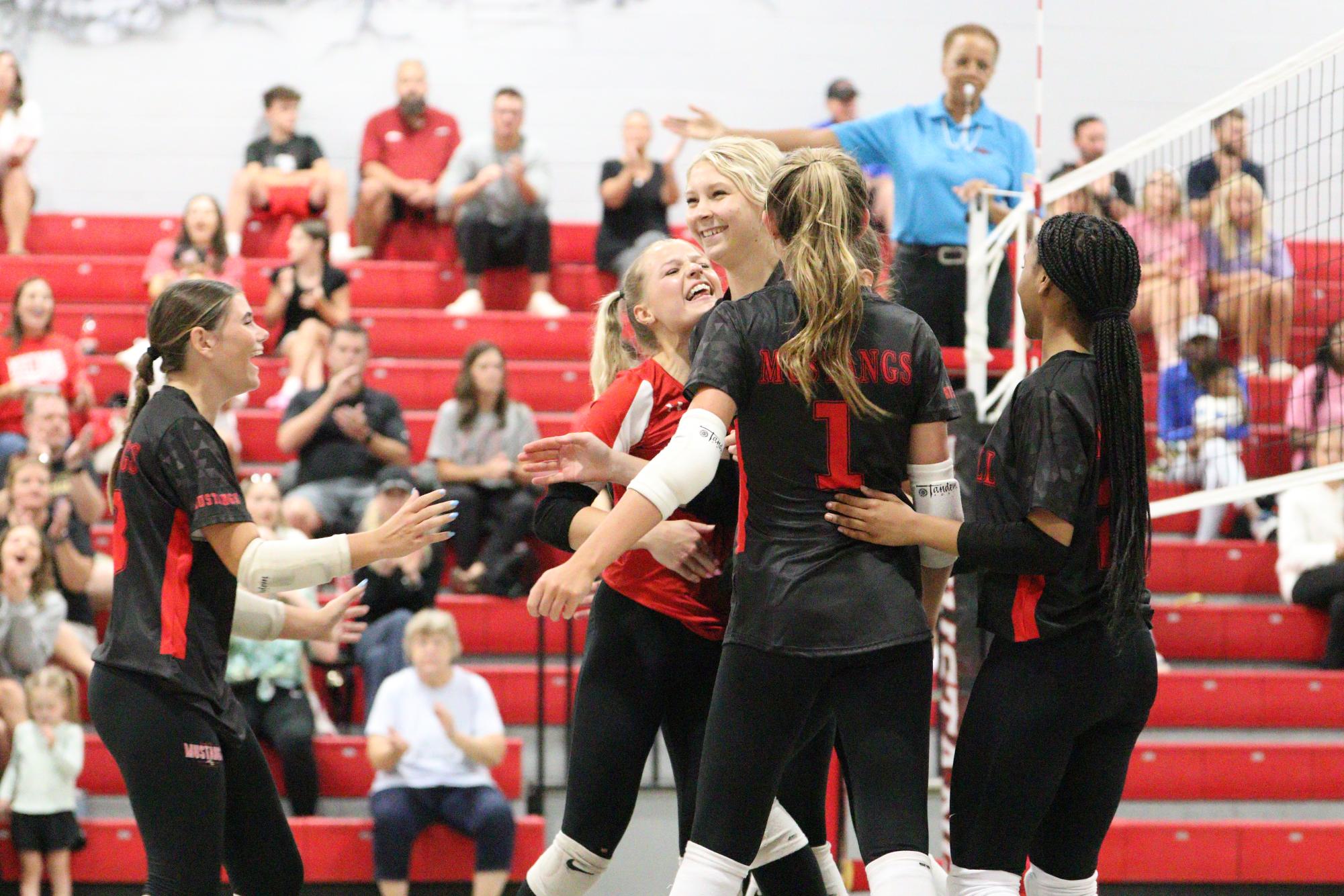 Volleyball falls to Hernando in 1st home game of season.