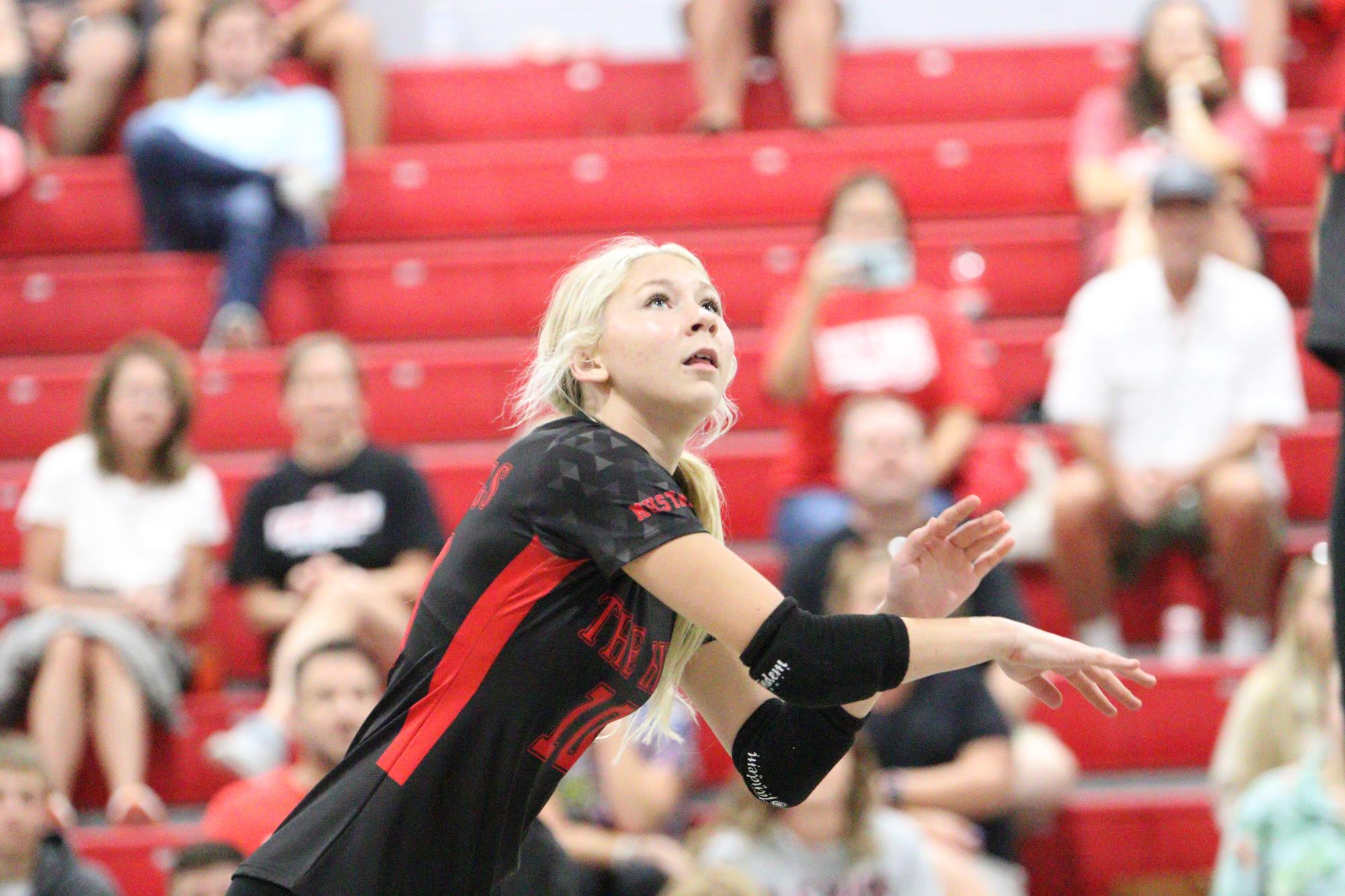 Volleyball falls to Hernando in 1st home game of season.