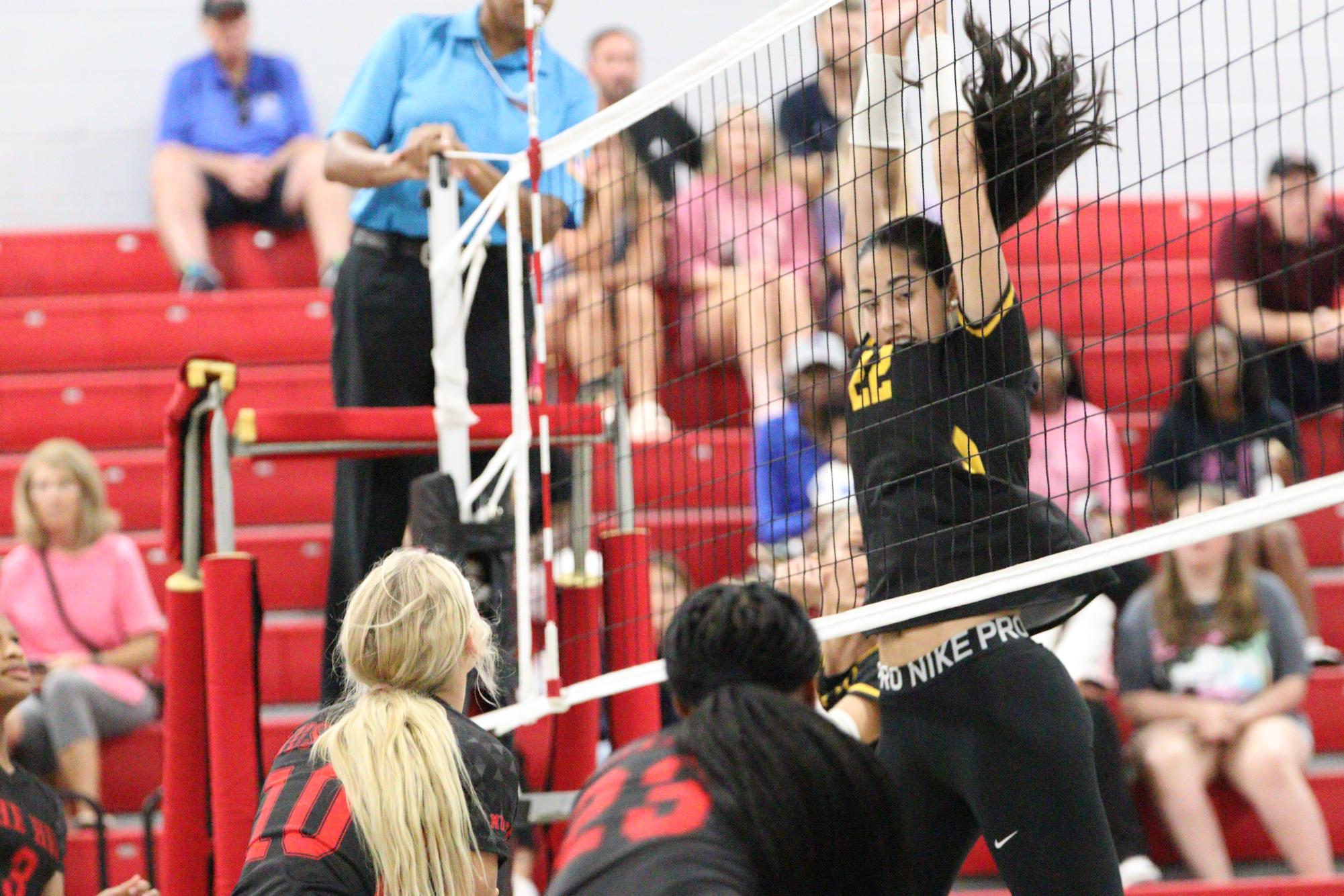 Volleyball falls to Hernando in 1st home game of season.