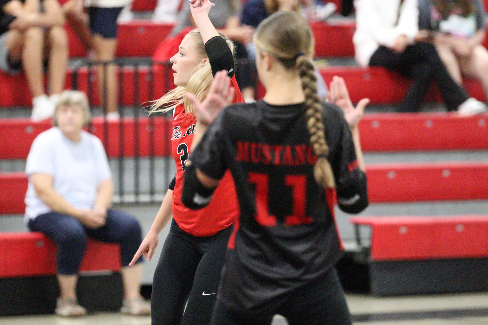 Volleyball falls to Hernando in 1st home game of season.