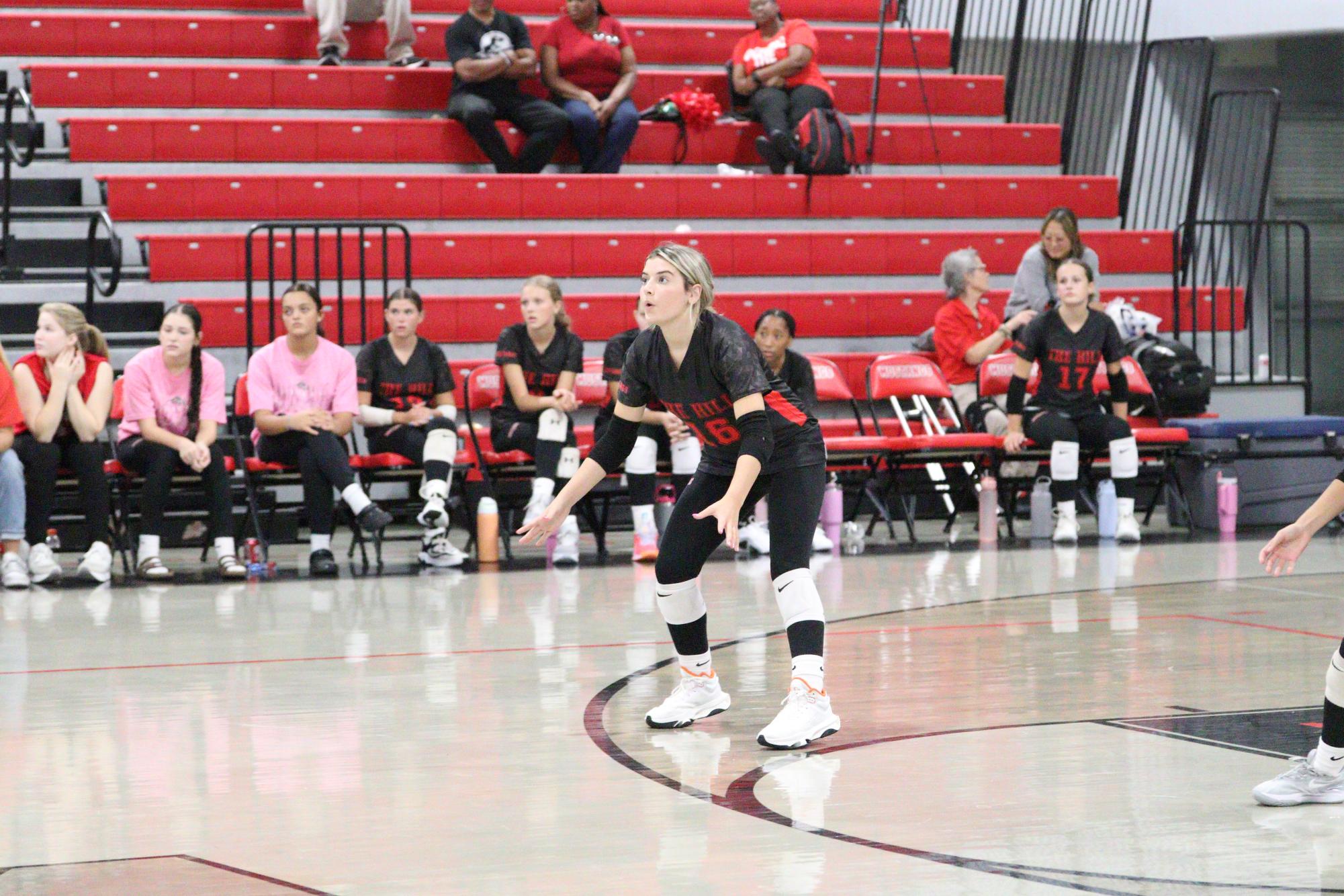 Volleyball falls to Hernando in 1st home game of season.