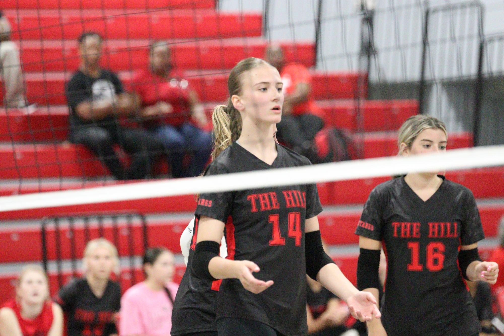 Volleyball falls to Hernando in 1st home game of season.