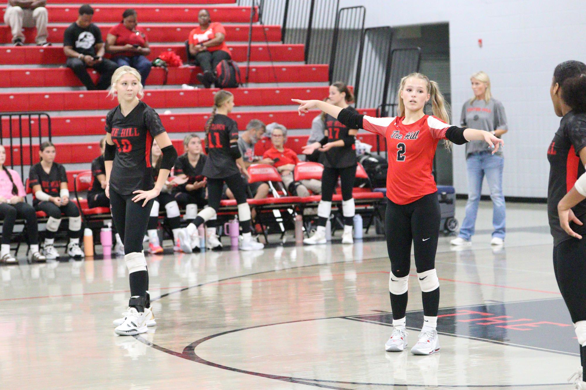 Volleyball falls to Hernando in 1st home game of season.