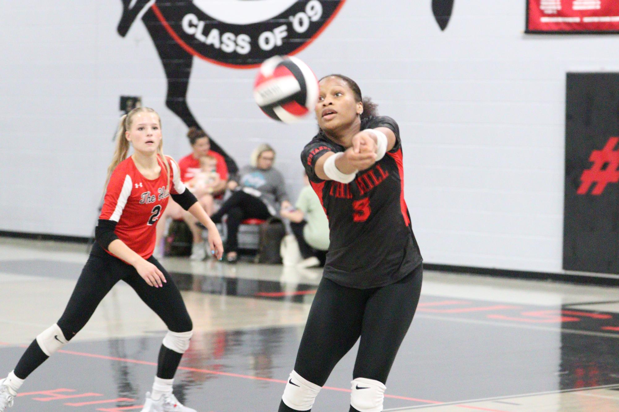 Volleyball falls to Hernando in 1st home game of season.