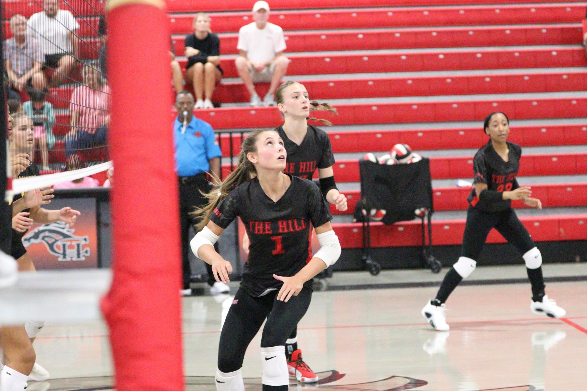 Volleyball falls to Hernando in 1st home game of season.