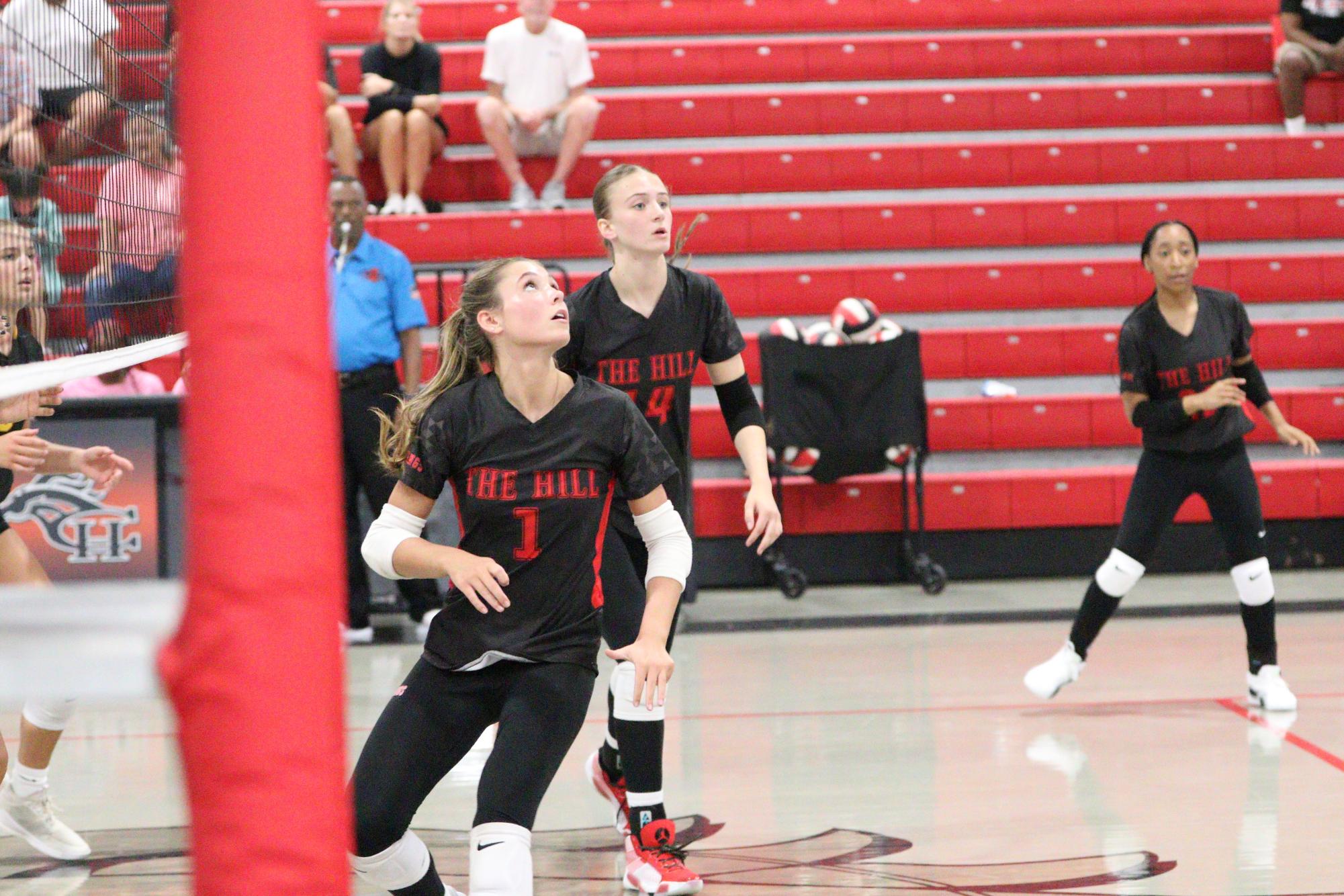 Volleyball falls to Hernando in 1st home game of season.